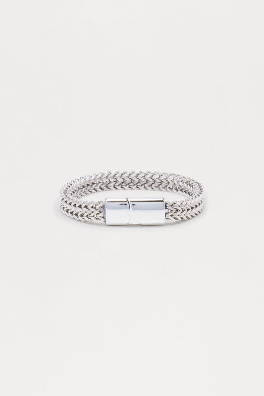 Core Link Iron Bracelet - Silver