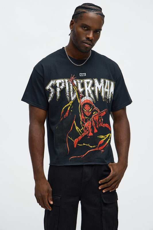 Spiderman Webshooter Short Sleeve Tee - Black