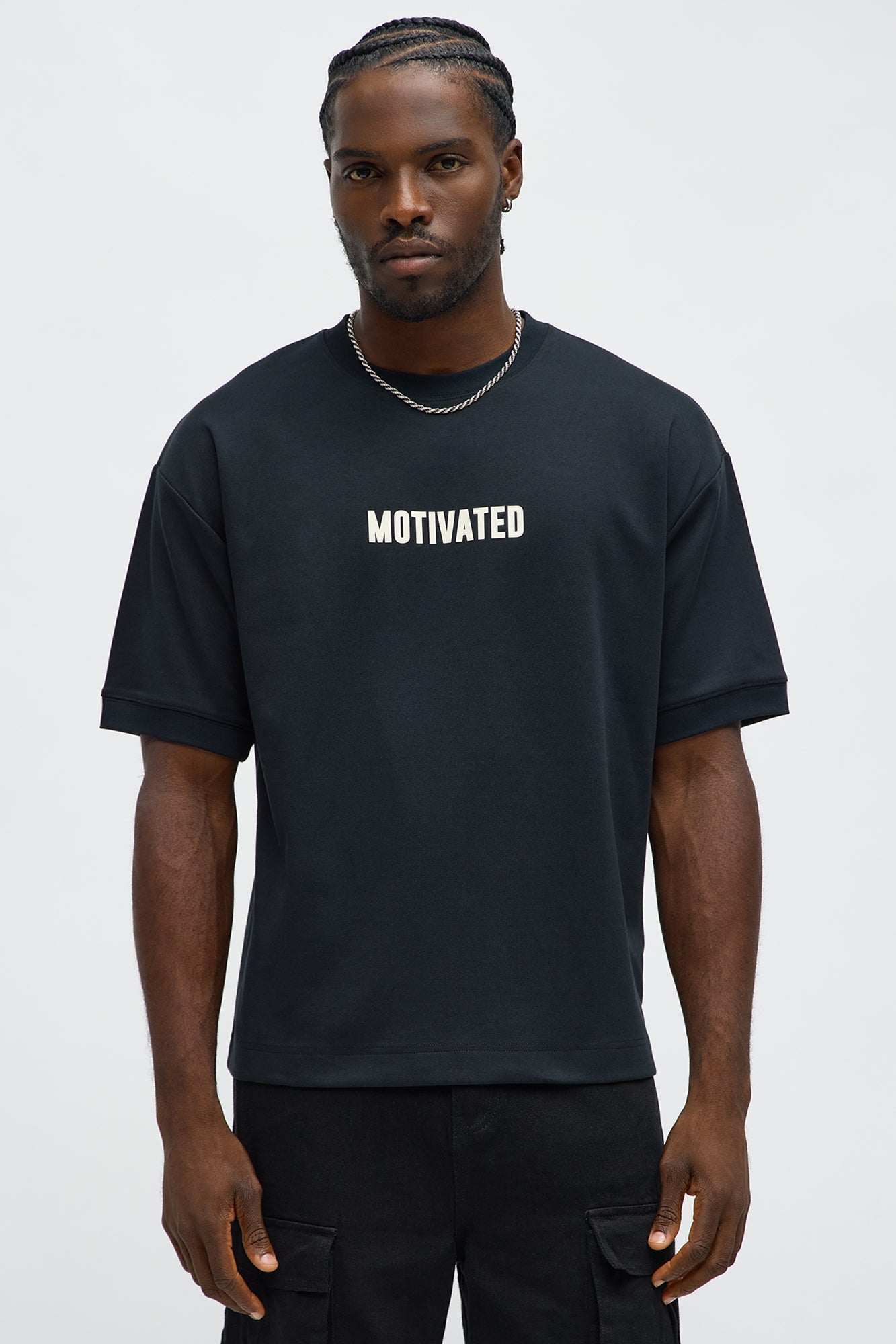 Motivated Everyday Knit Tee - Black