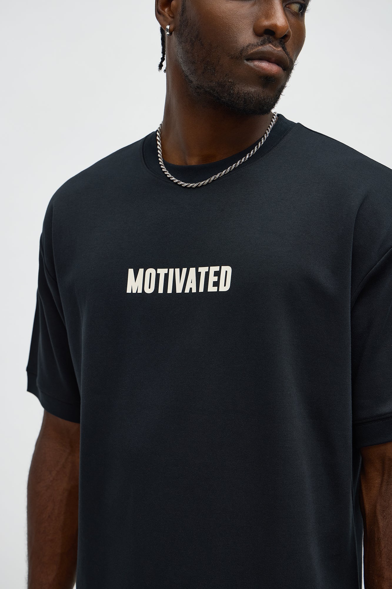 Motivated Everyday Knit Tee - Black