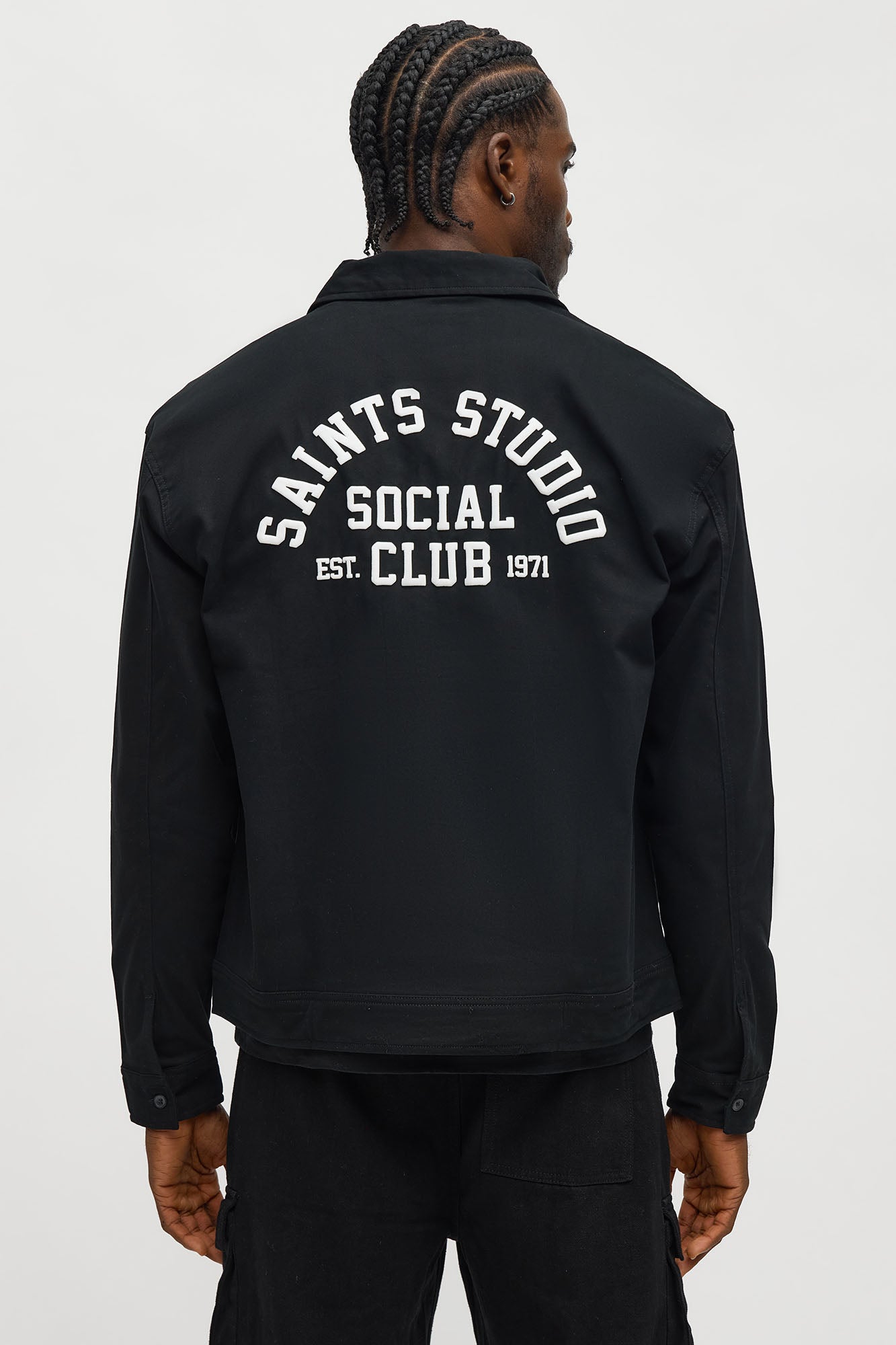 Social Club Trucker Jacket - Black
