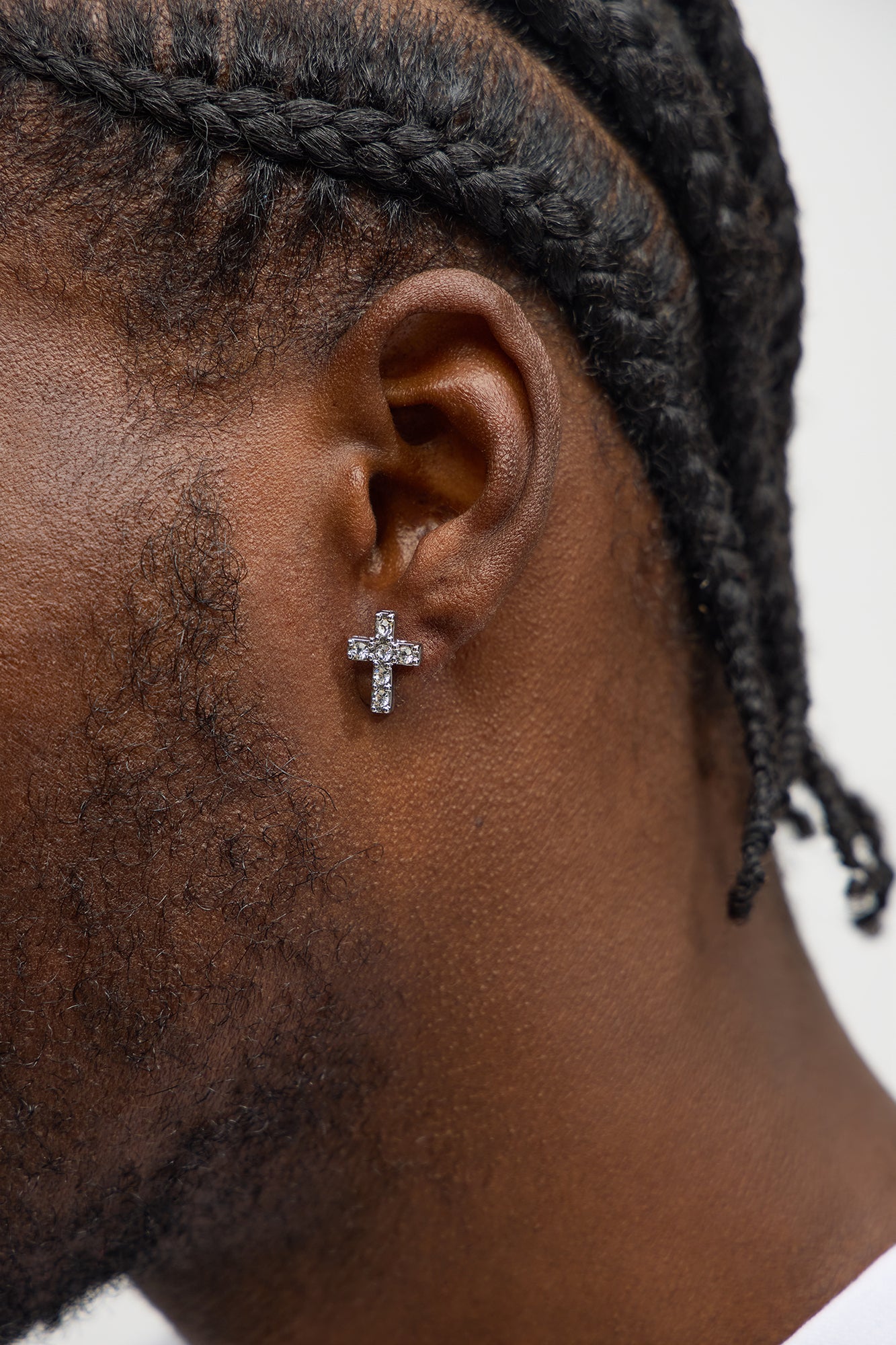 Shield Up 3 Piece Earring Set - Silver