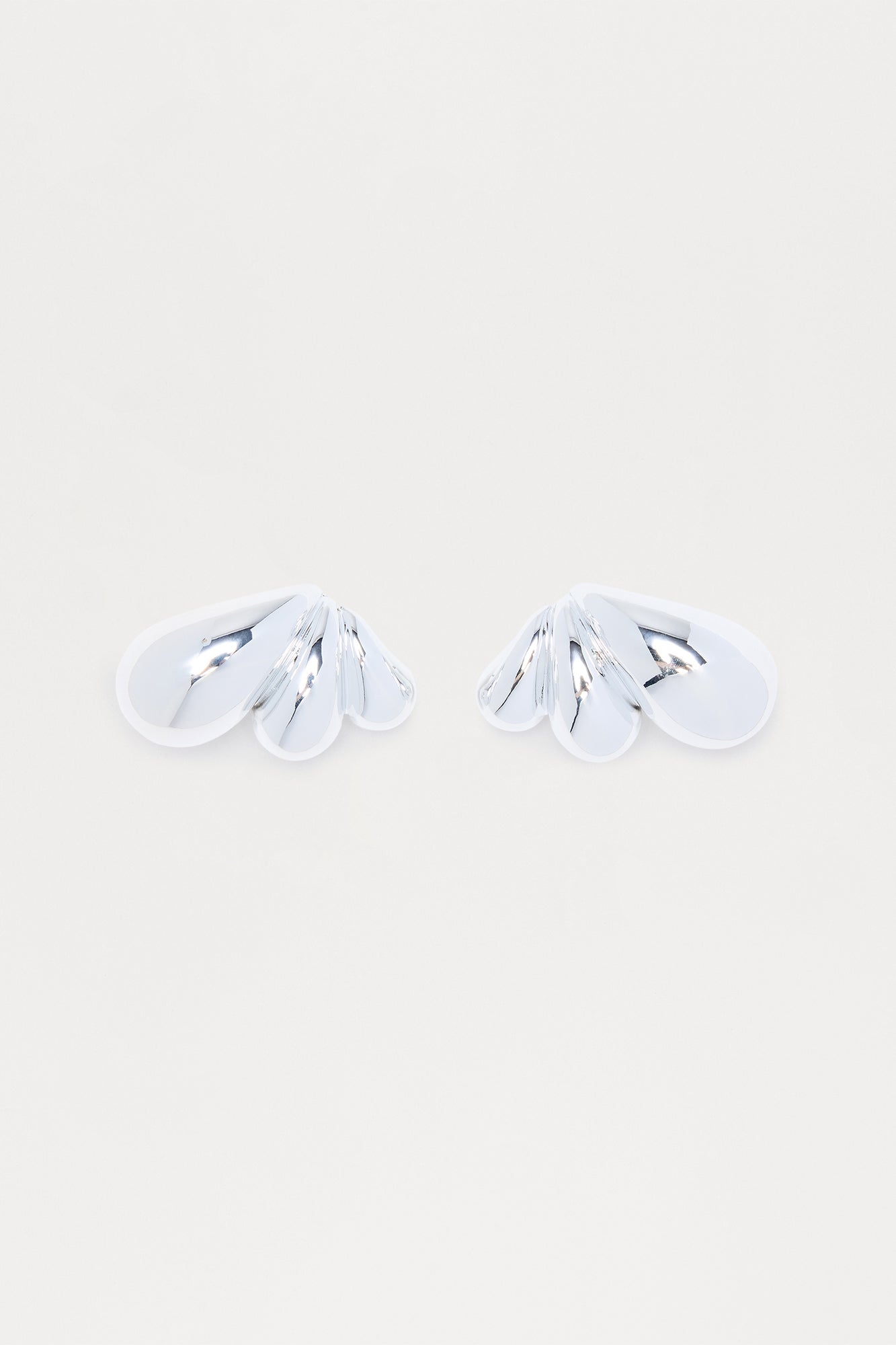 Bubble Fly Earrings - Silver