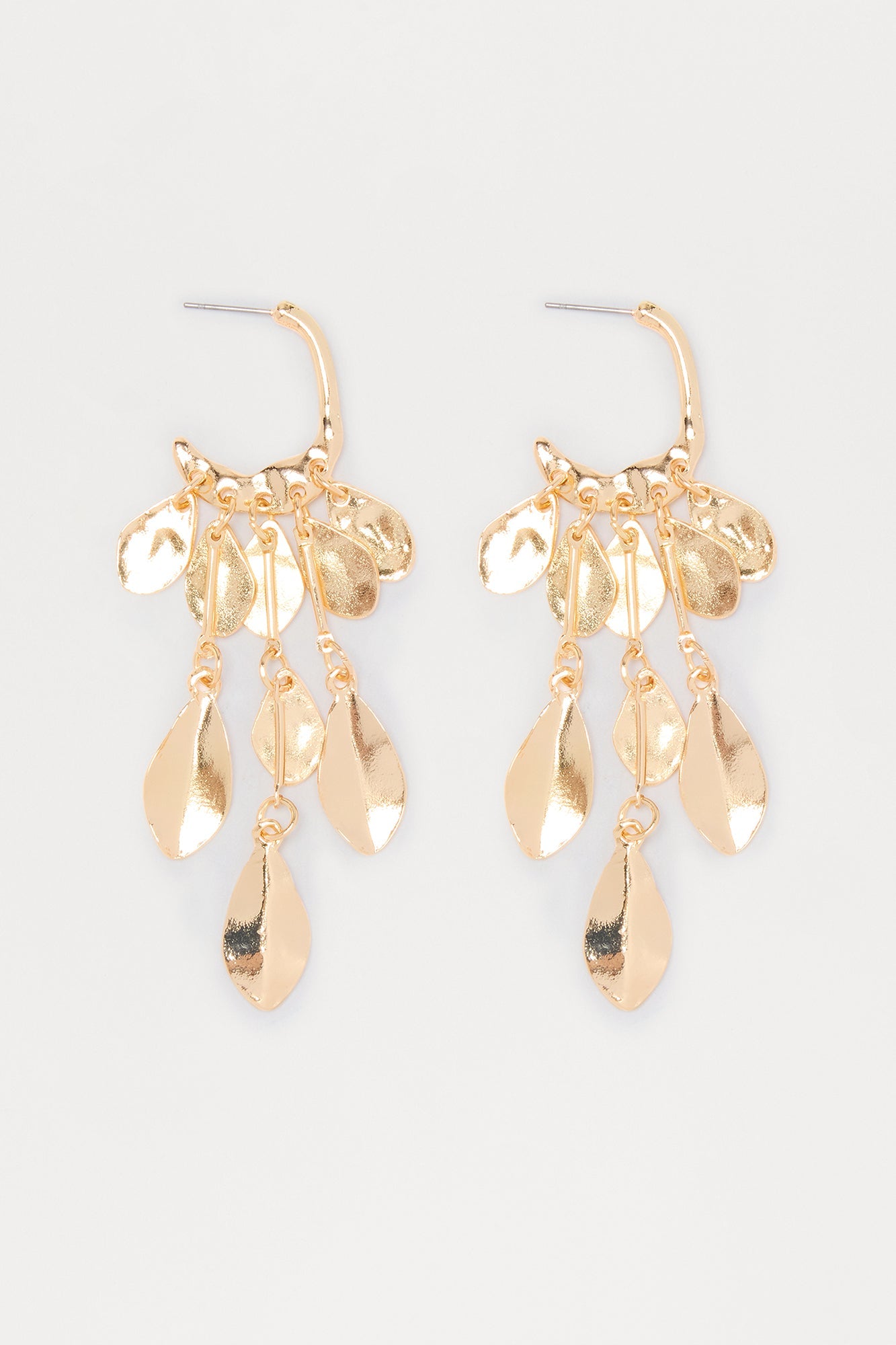 Worry Less Drape Earrings - Gold