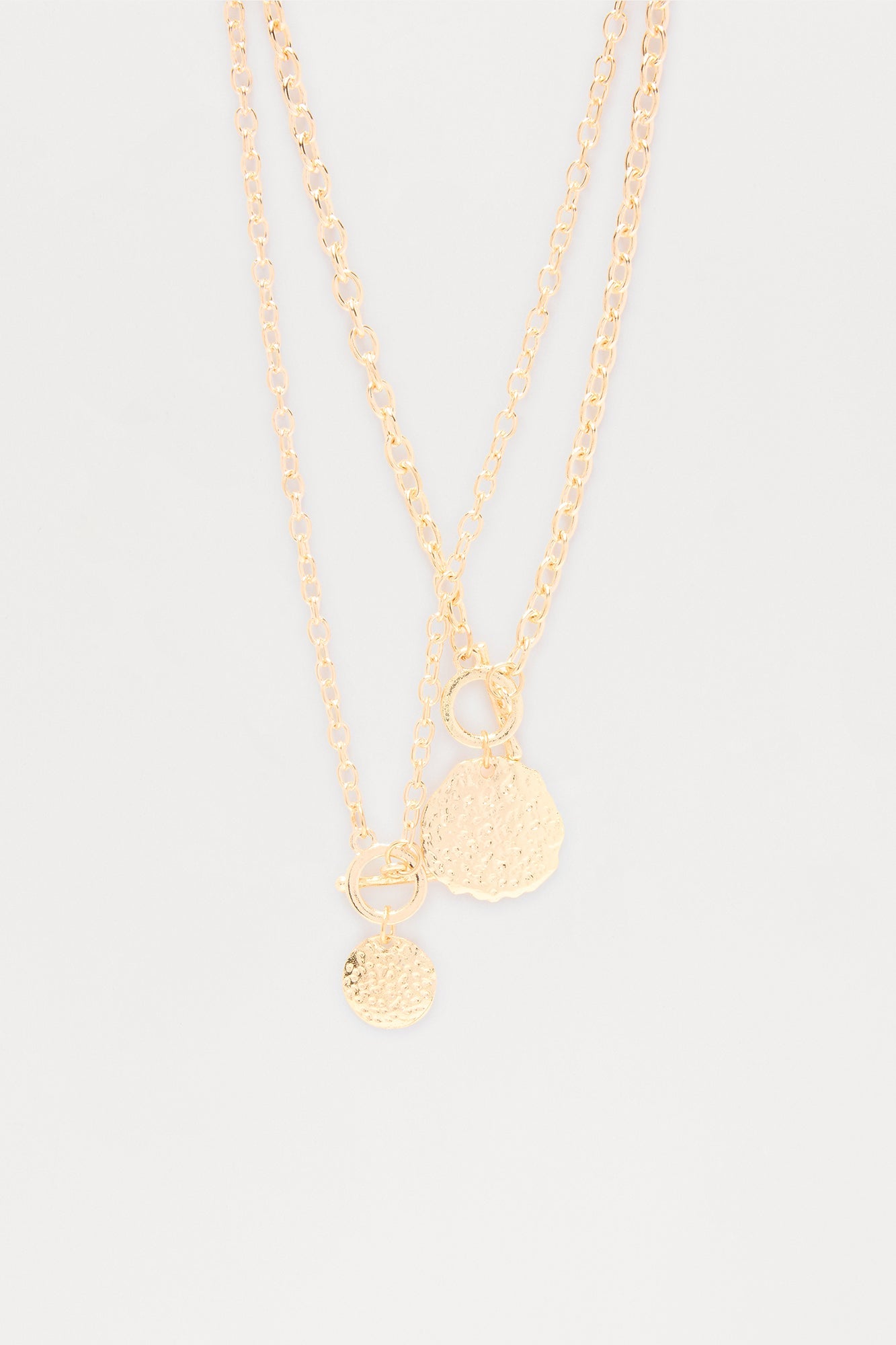 Drama And Desire Layered Necklace - Gold