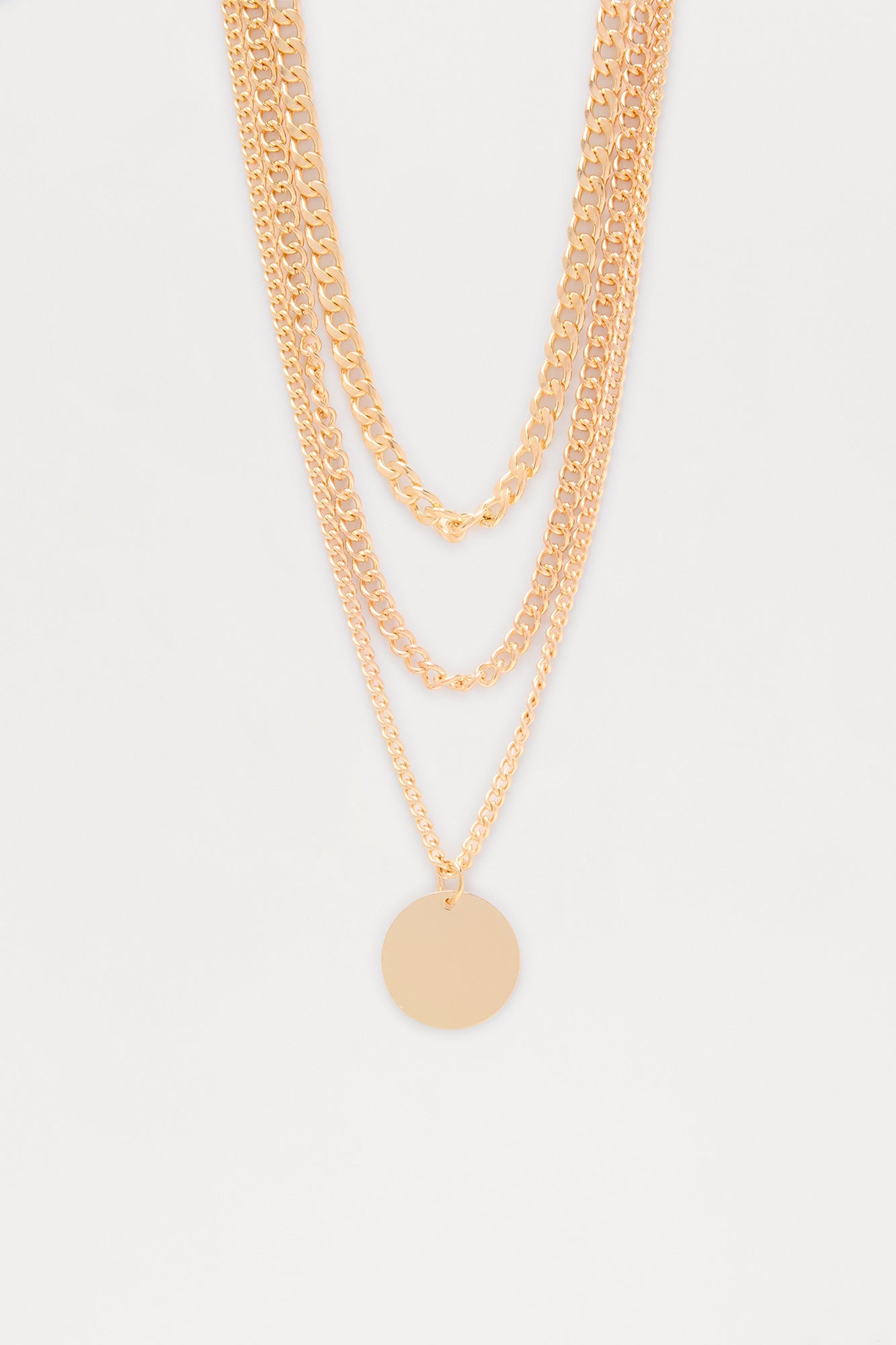 Simple Pleasures Layered Necklace - Gold