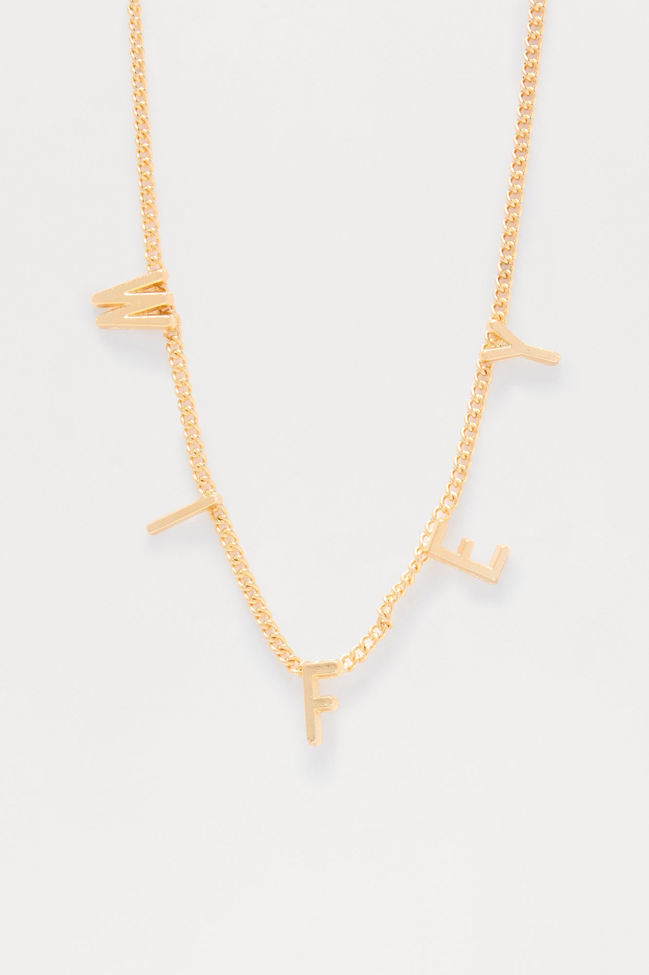 Your Wifey Pendant Necklace - Gold