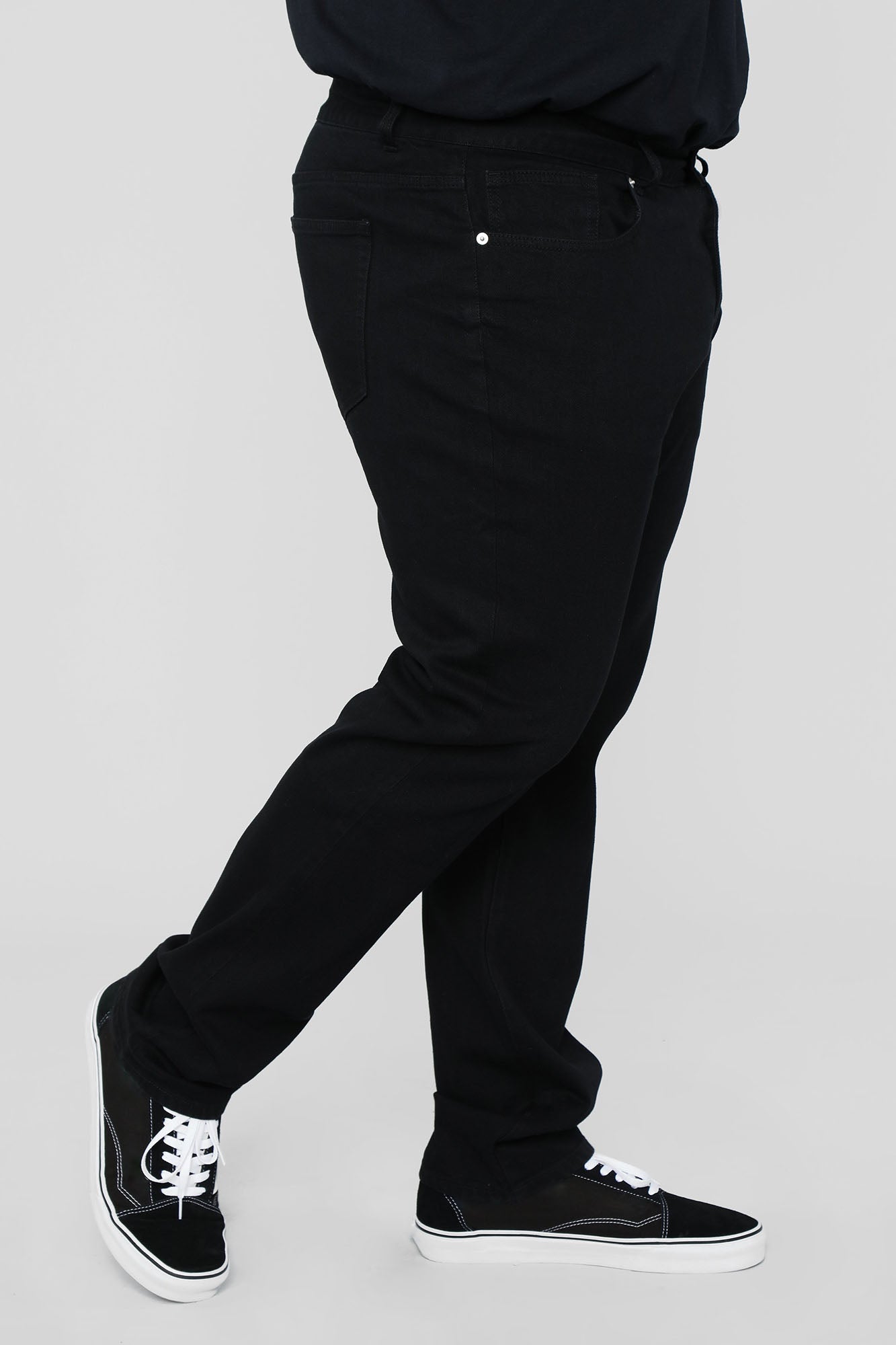 Mike Straight Taper Jeans - Black