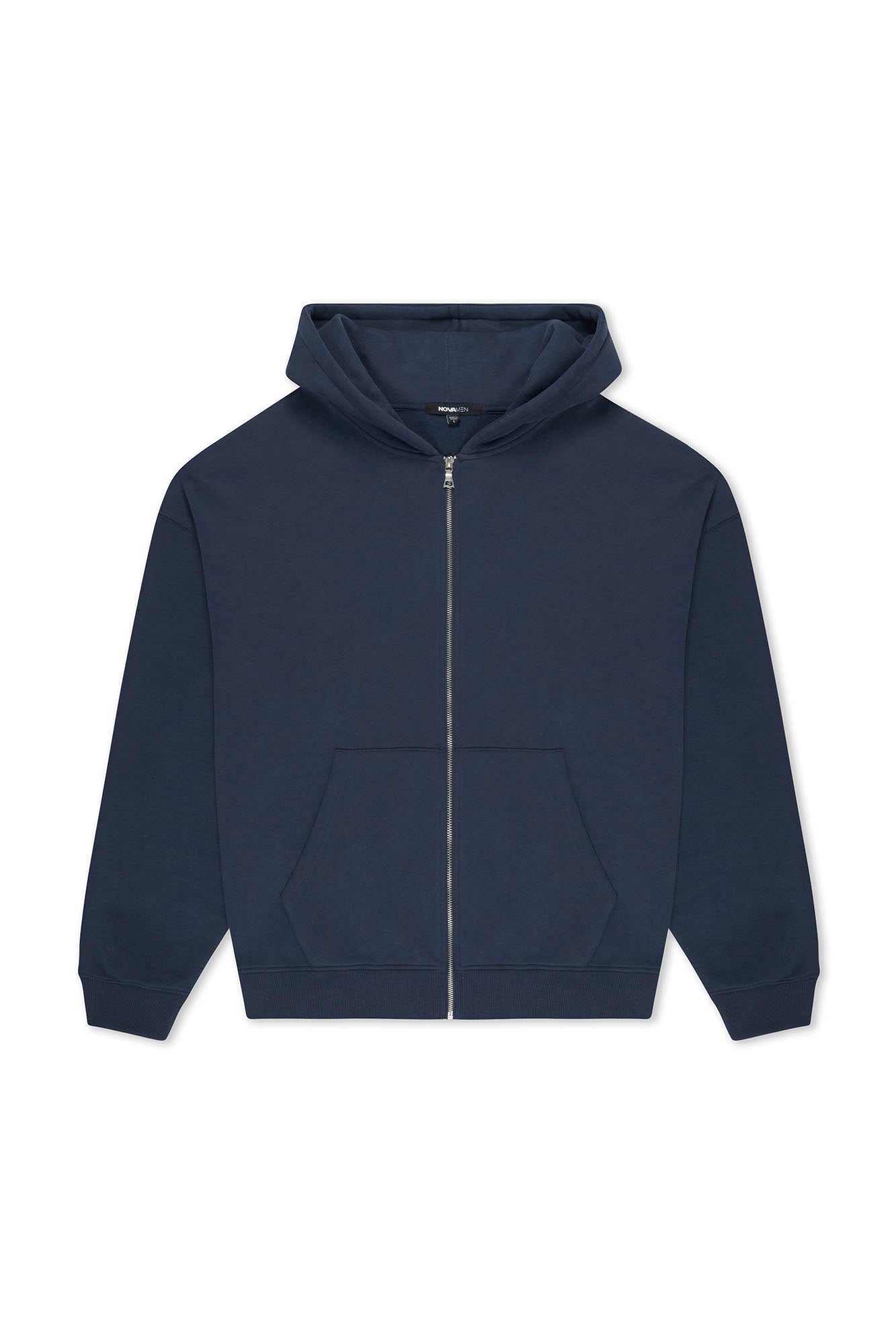 410 Oversized Zip Hoodie - Navy
