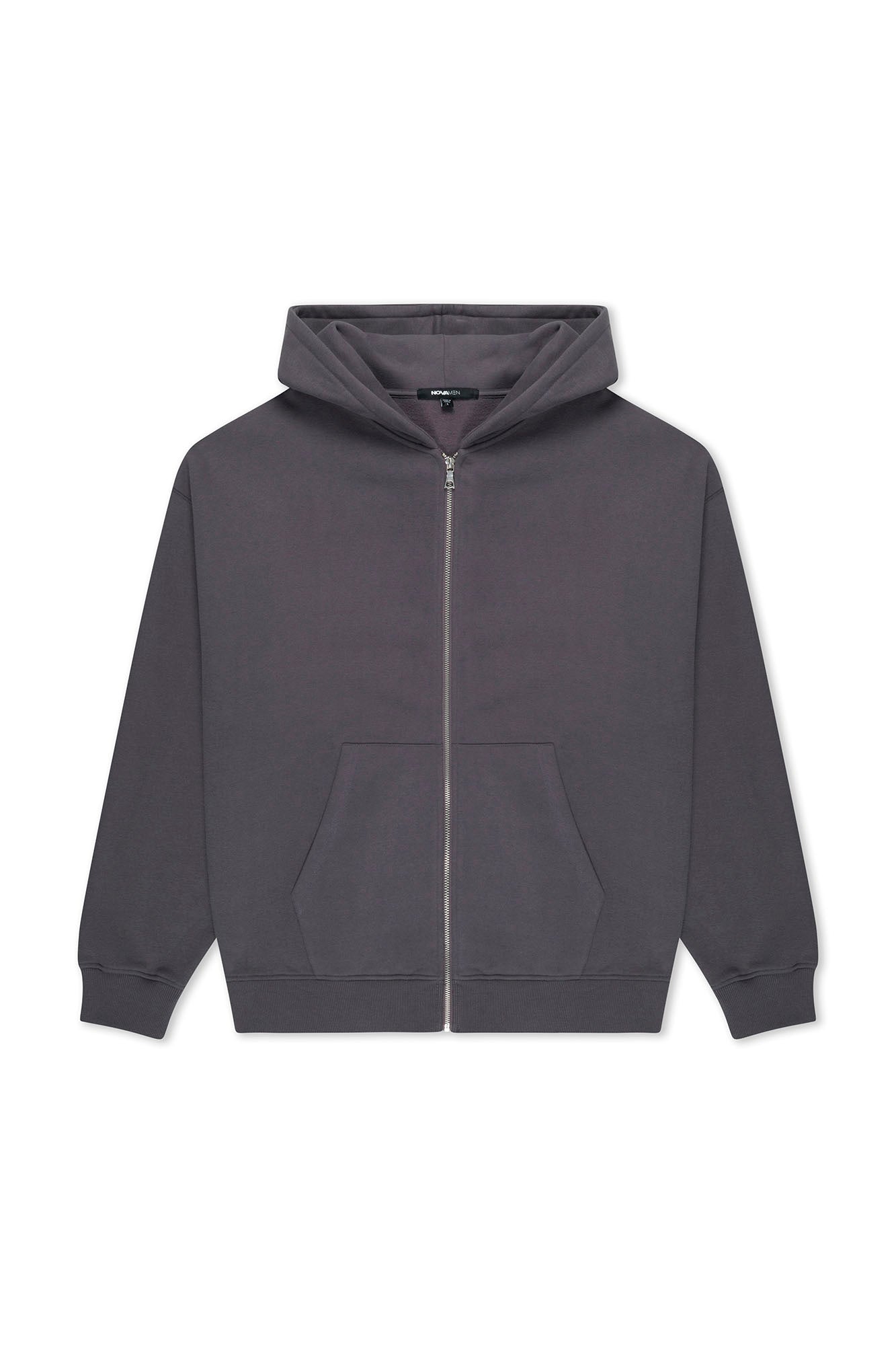 410 Oversized Zip Hoodie - Purple