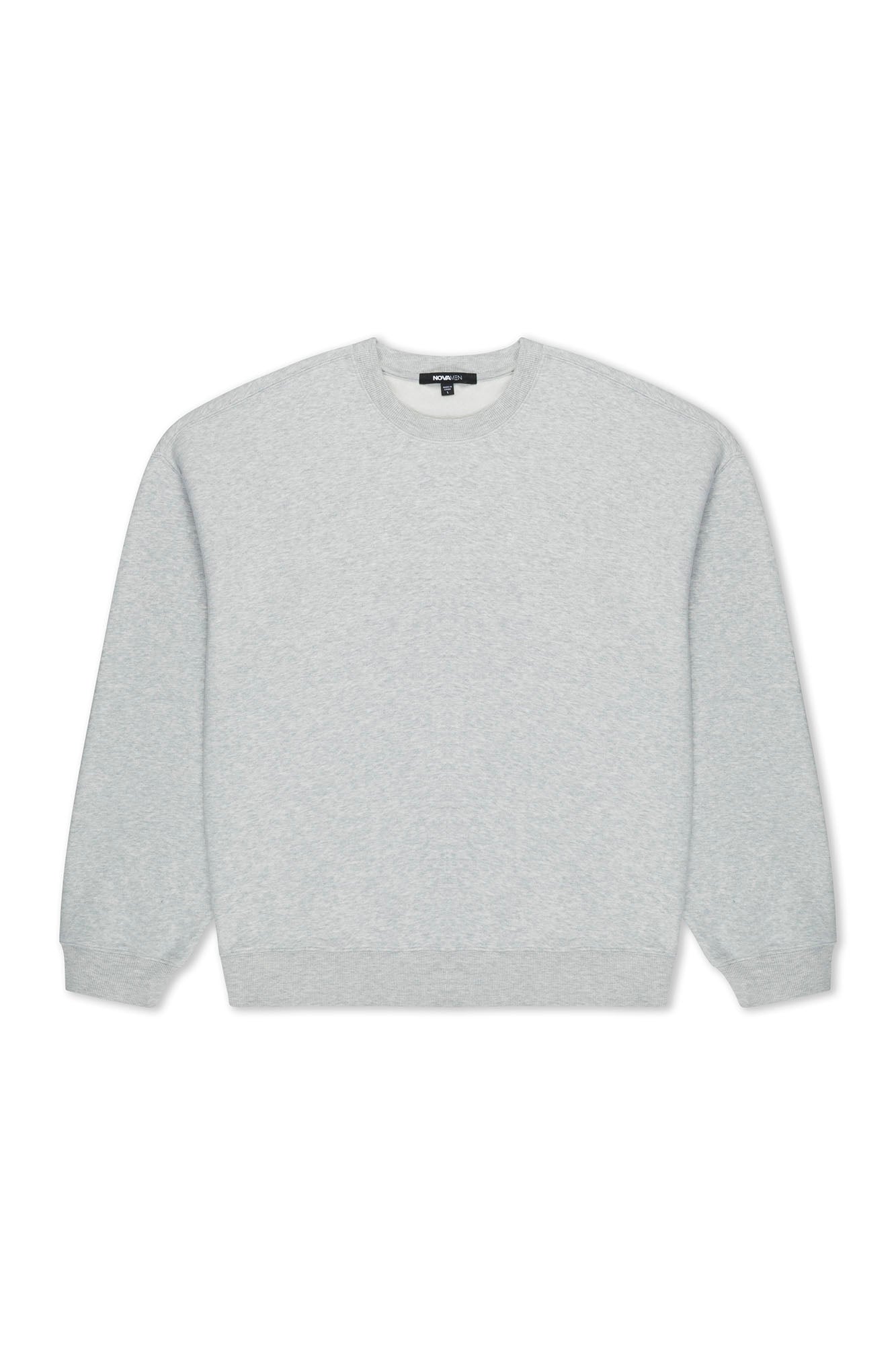 410 Oversized Crewneck - Heather Grey