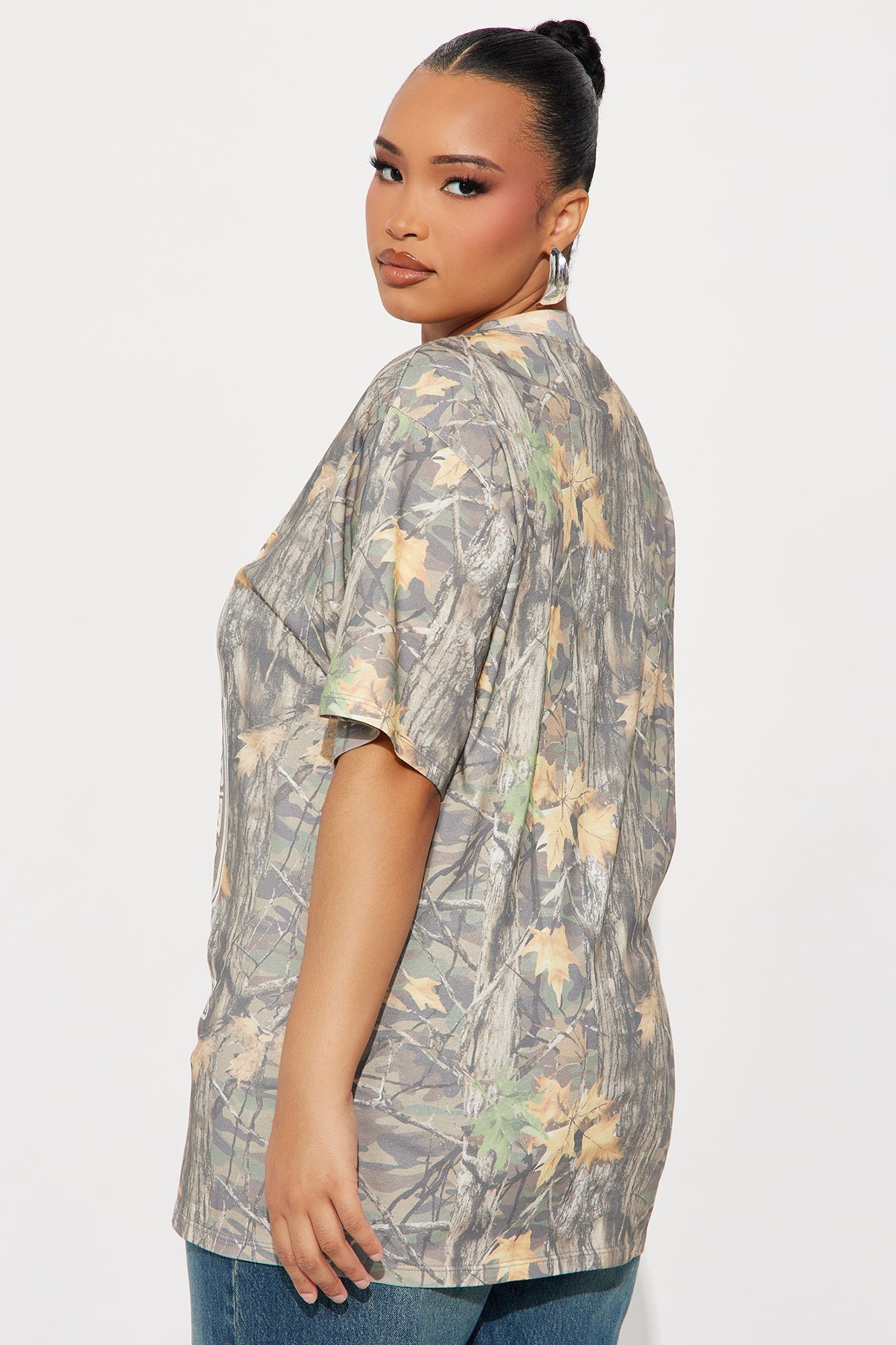 ACDC About To Rock Camo Oversized Tee - Camouflage