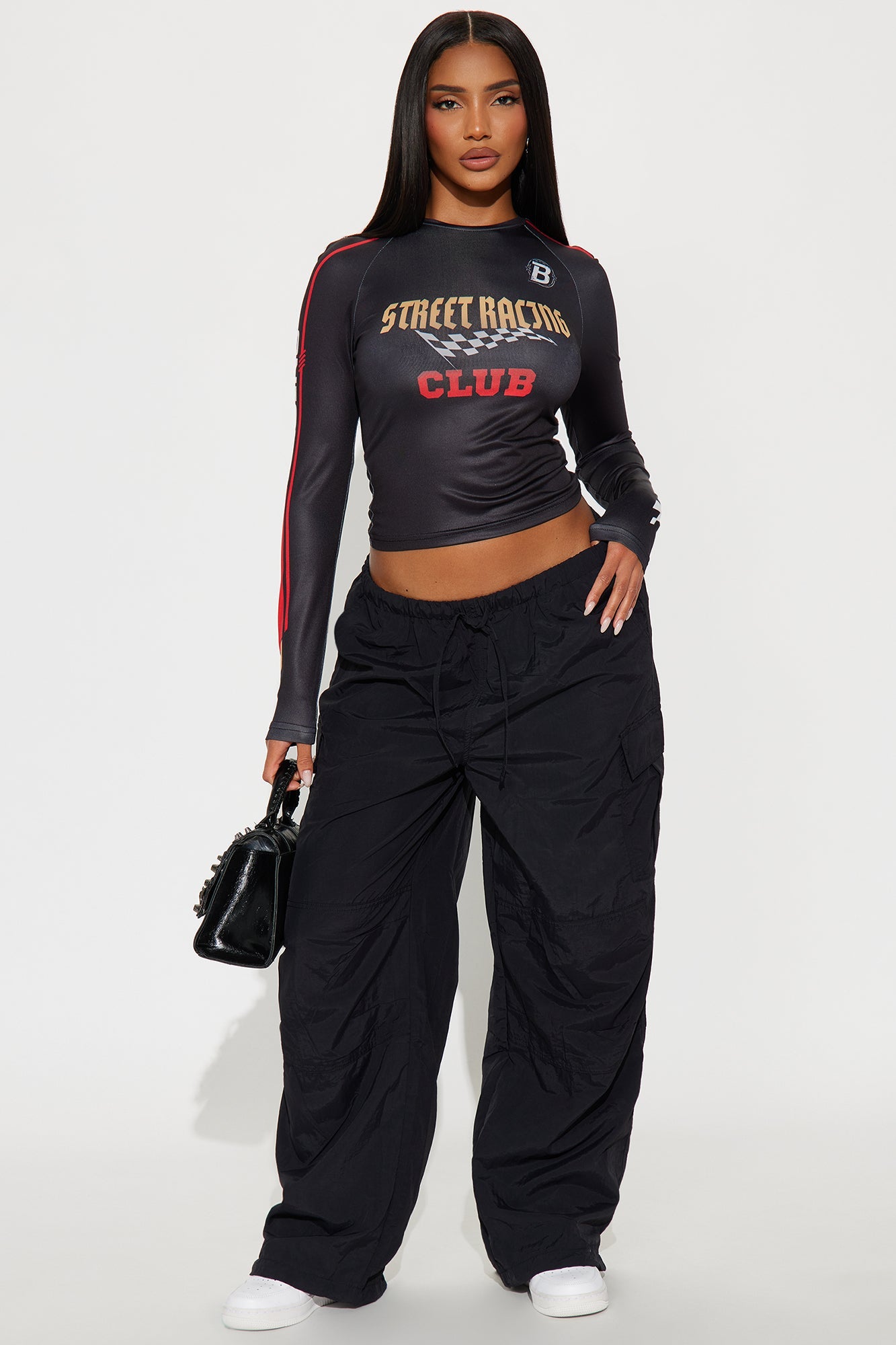 Street Racing Club 95 Tee - Black/Red