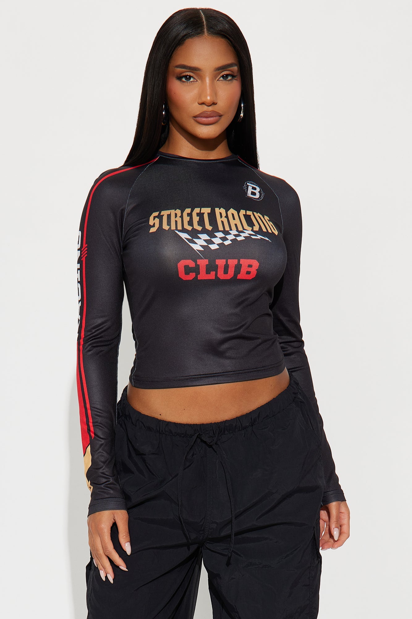 Street Racing Club 95 Tee - Black/Red
