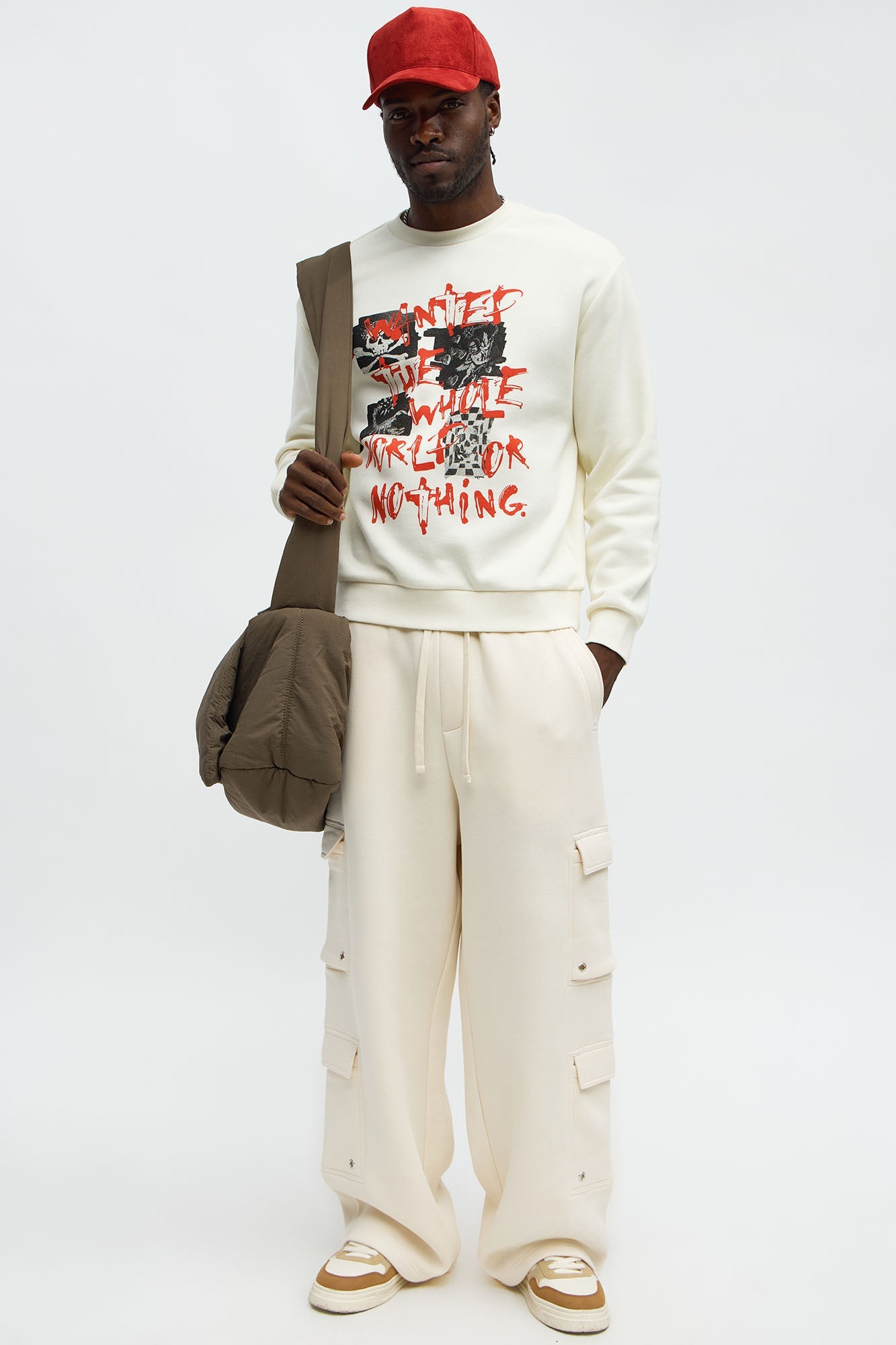 I Wanted The World Crewneck Sweatshirt - Cream