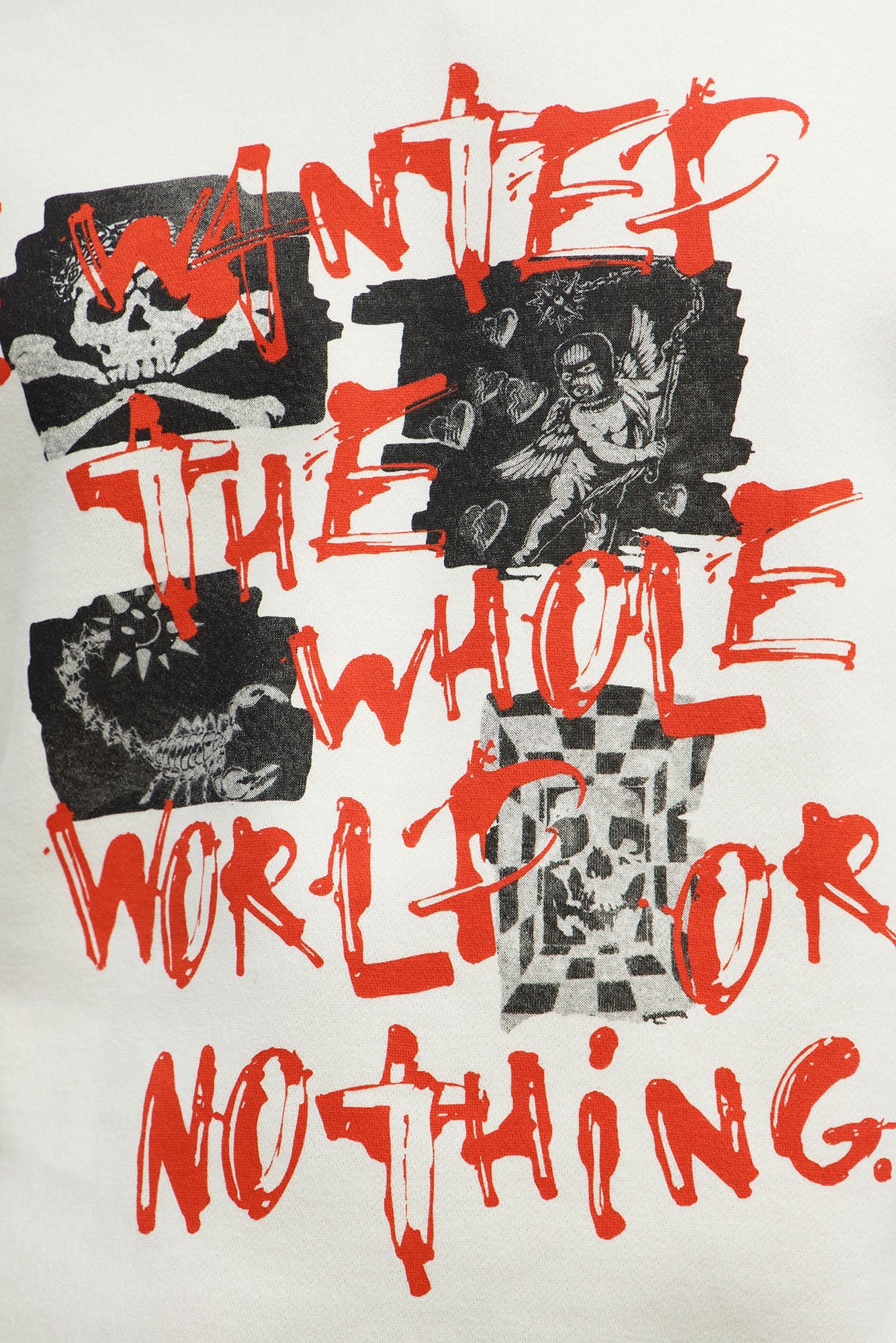 I Wanted The World Crewneck Sweatshirt - Cream