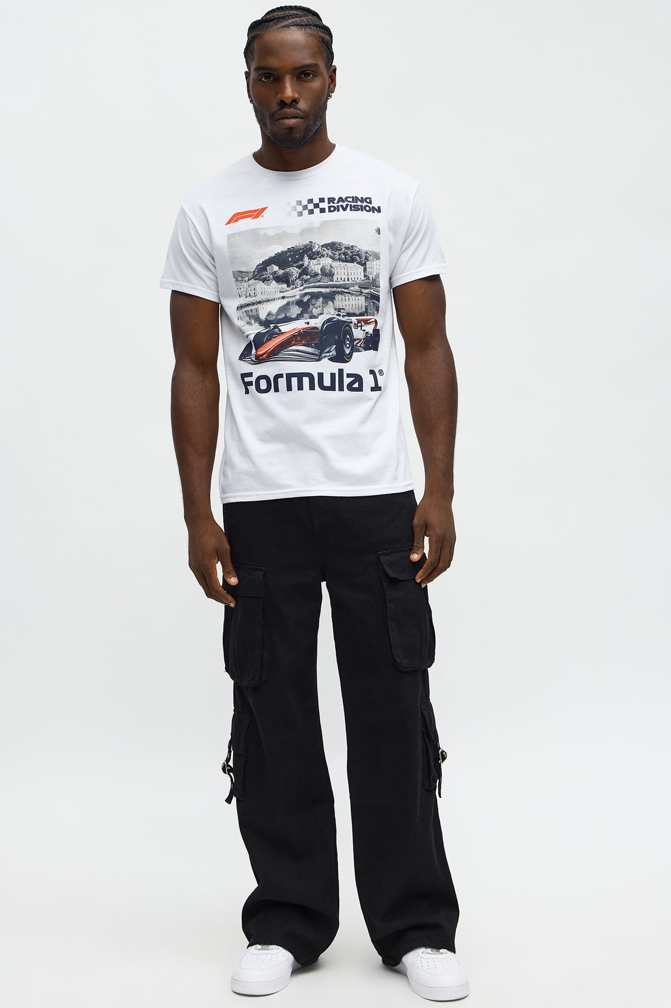 Formula 1 Race Division Short Sleeve Tee - White