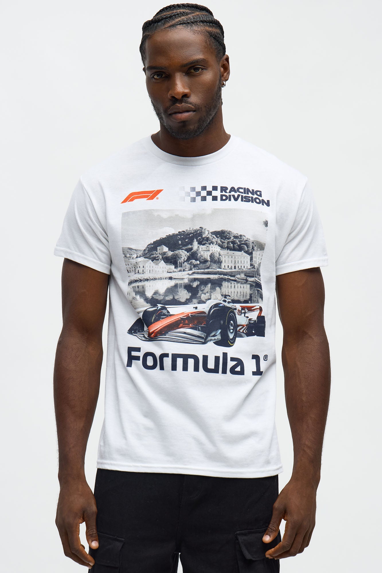 Formula 1 Race Division Short Sleeve Tee - White