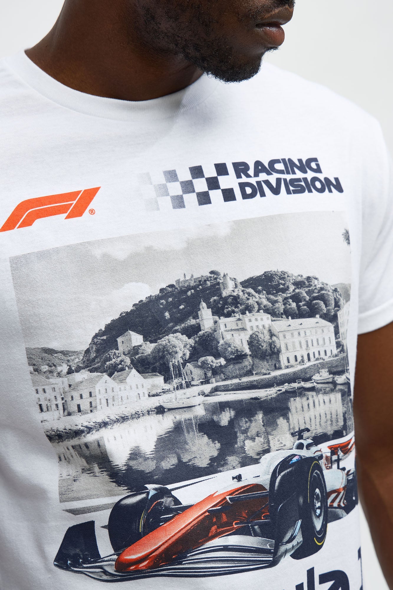 Formula 1 Race Division Short Sleeve Tee - White