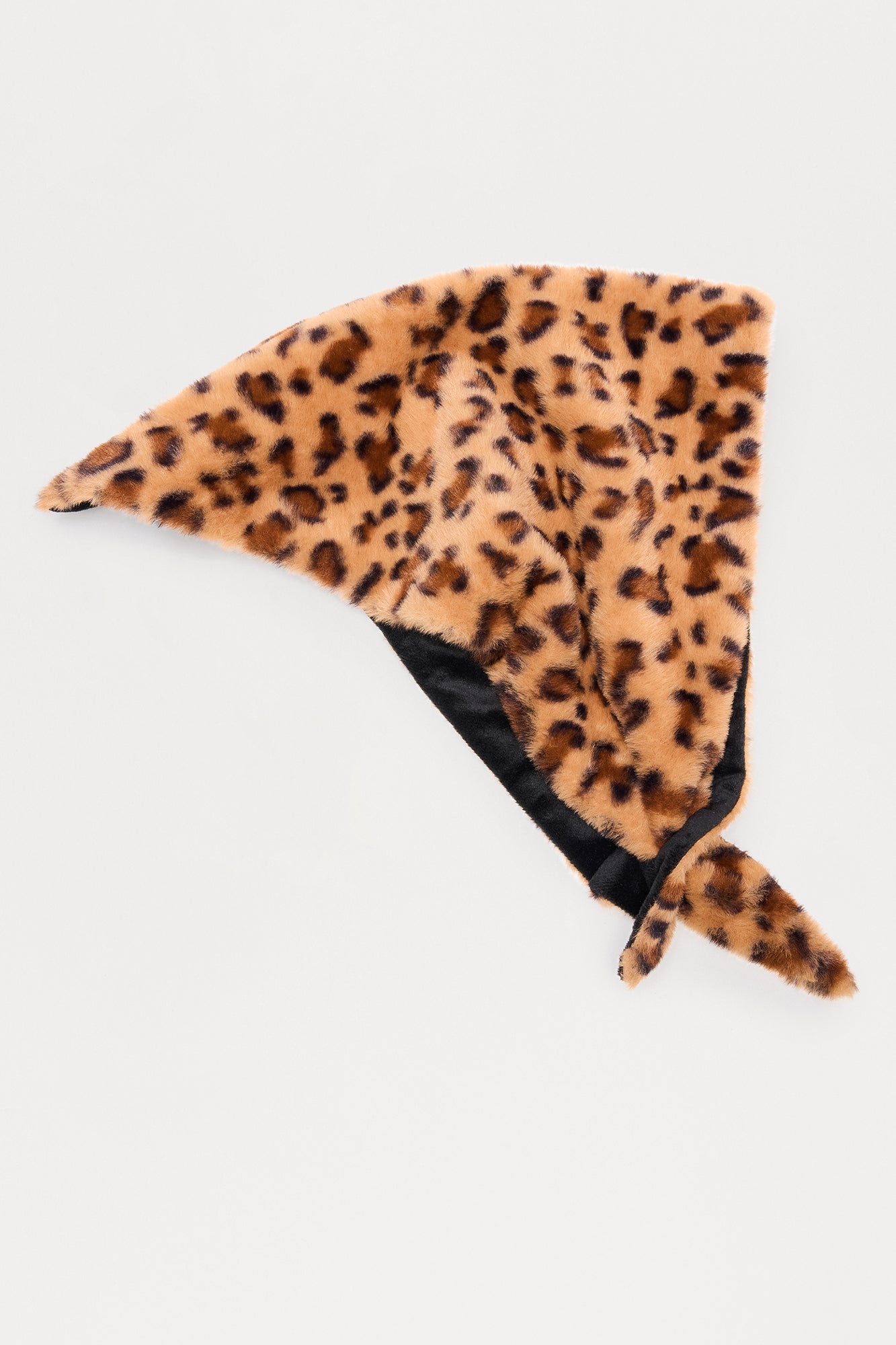 Boss Lady Luxe Faux Fur Head Wrap - Leopard