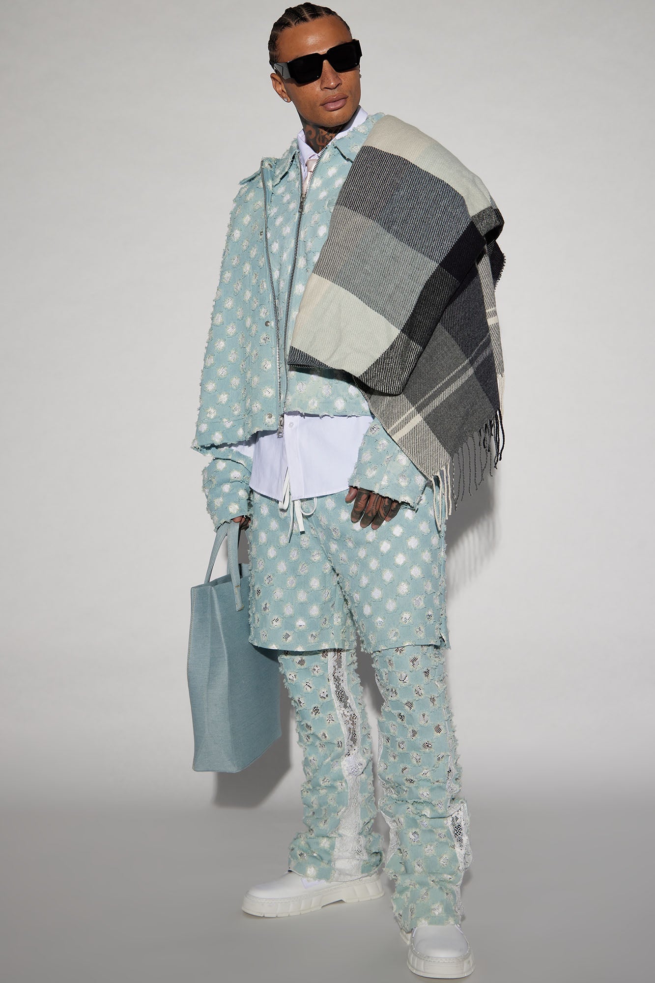 Bravo Carpenter Pants - Light Blue Wash