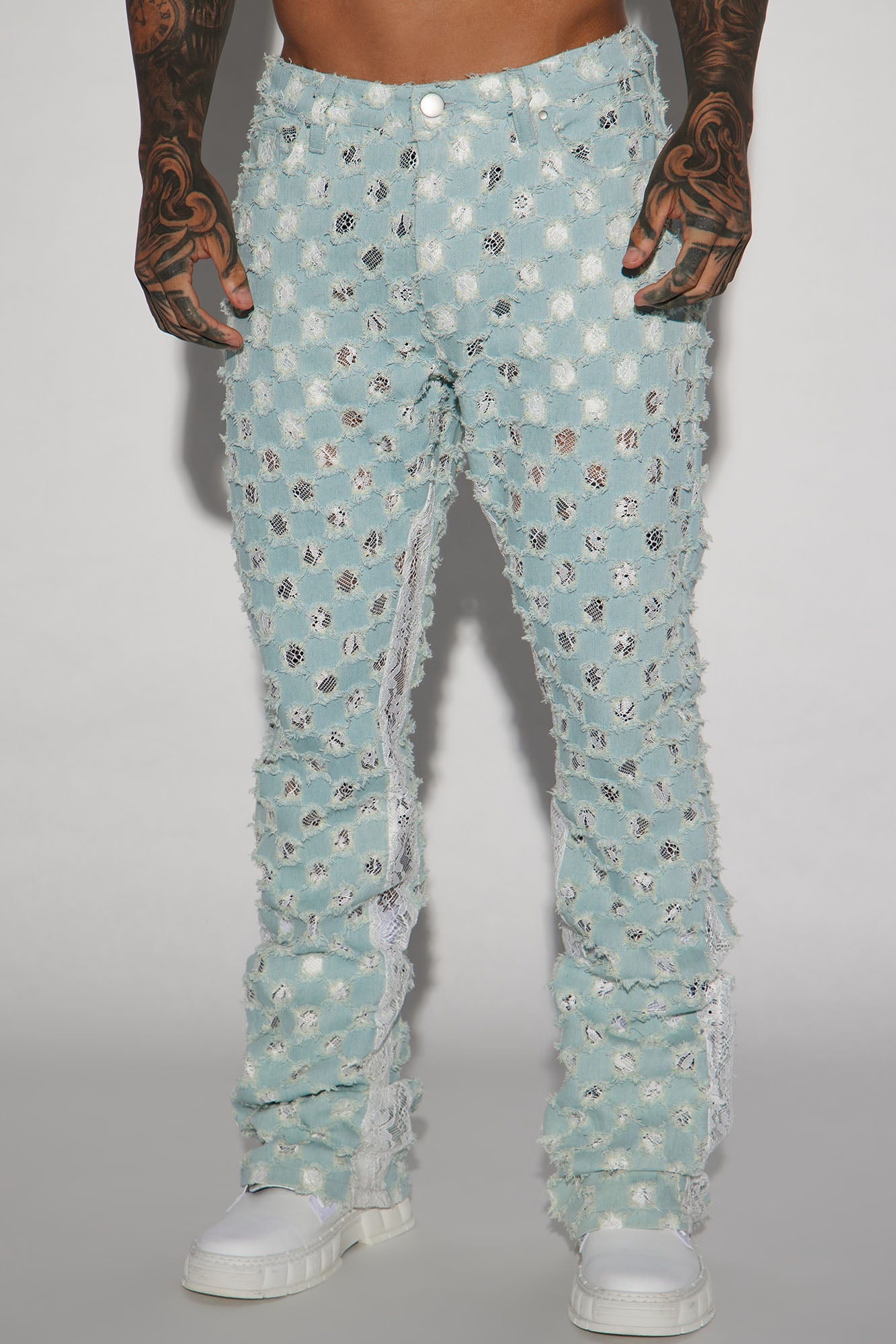 Bravo Carpenter Pants - Light Blue Wash