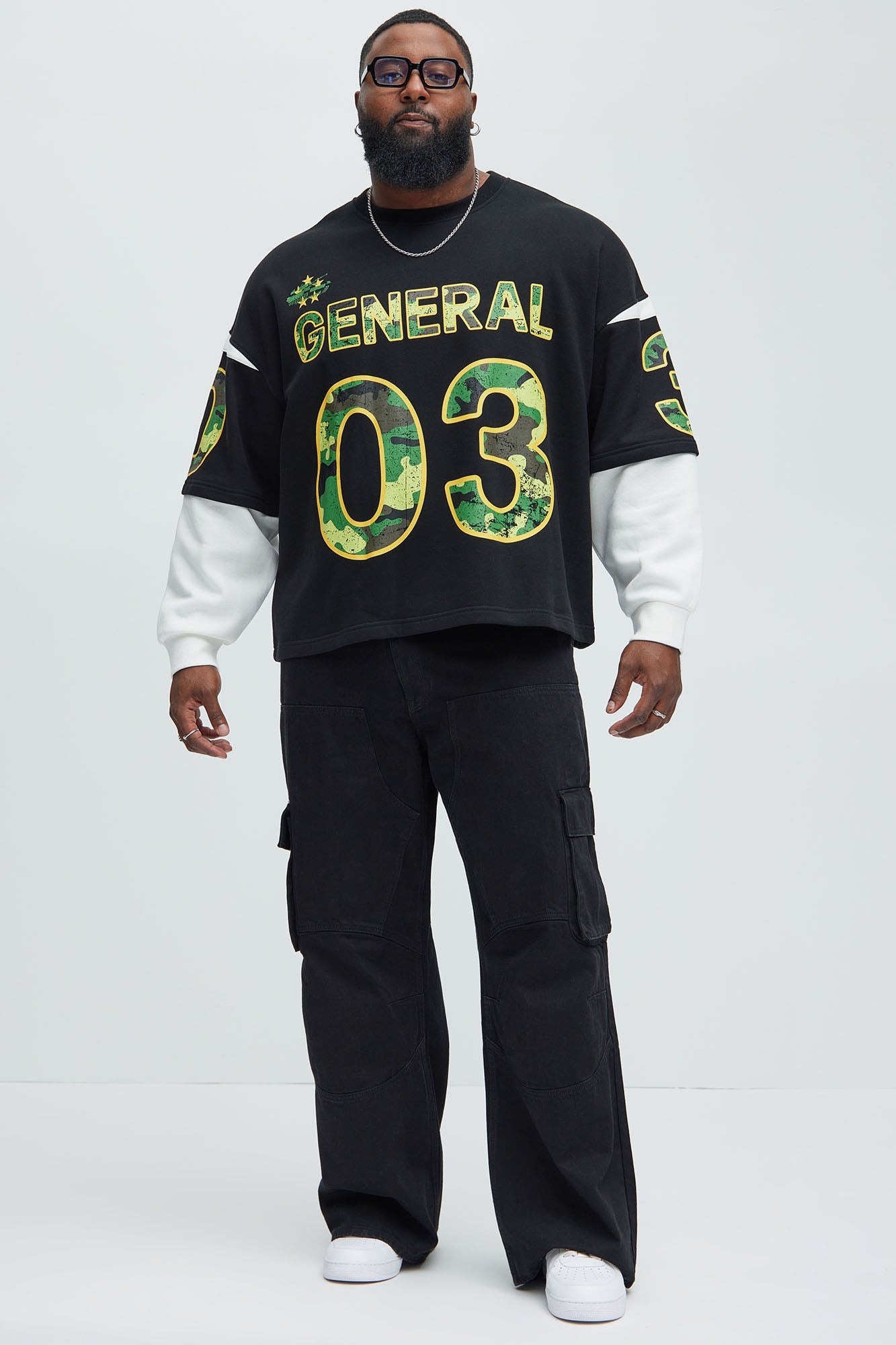 Tyson General Soldier Long Sleeve Tee - Black/combo