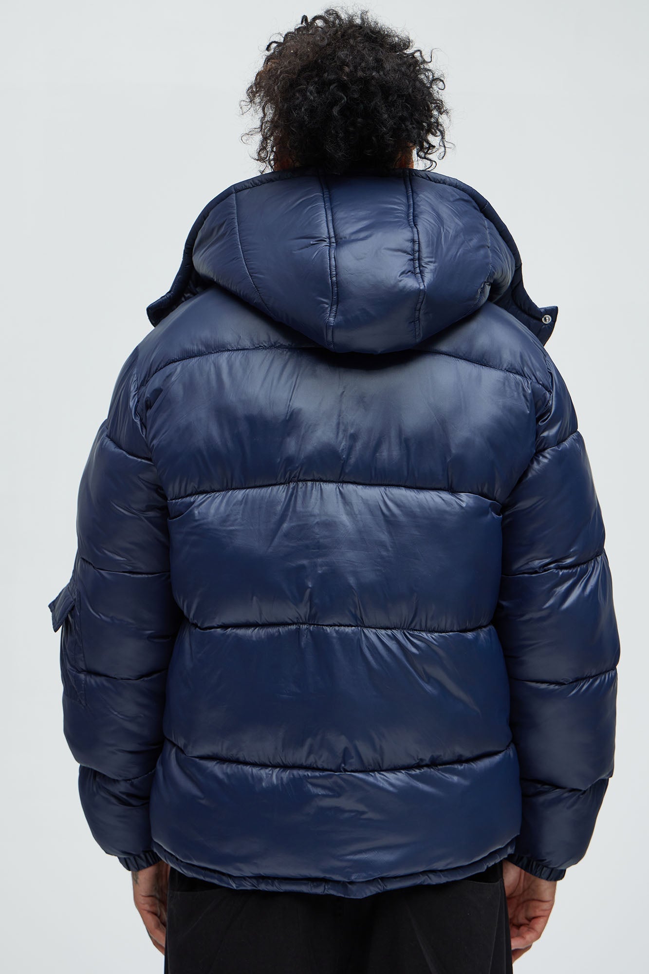 Nixer Puffer Jacket - Navy