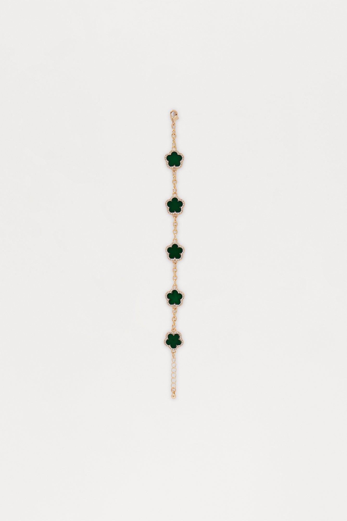 My Clover Chain Bracelet - Gold/Green