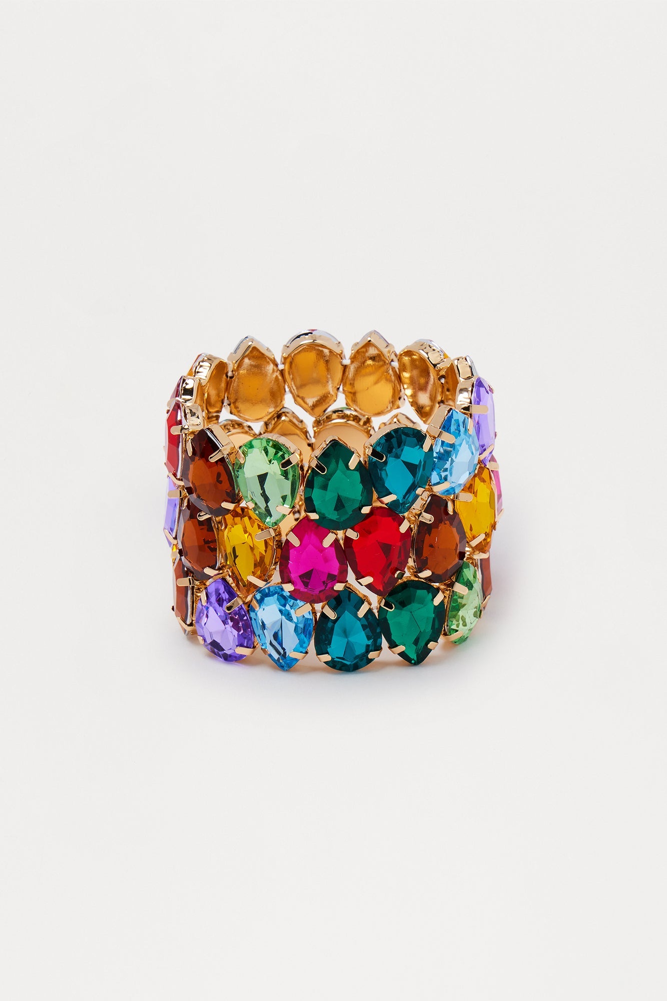 If Anything 3 Piece Jeweled Bracelet Set - Multi Color