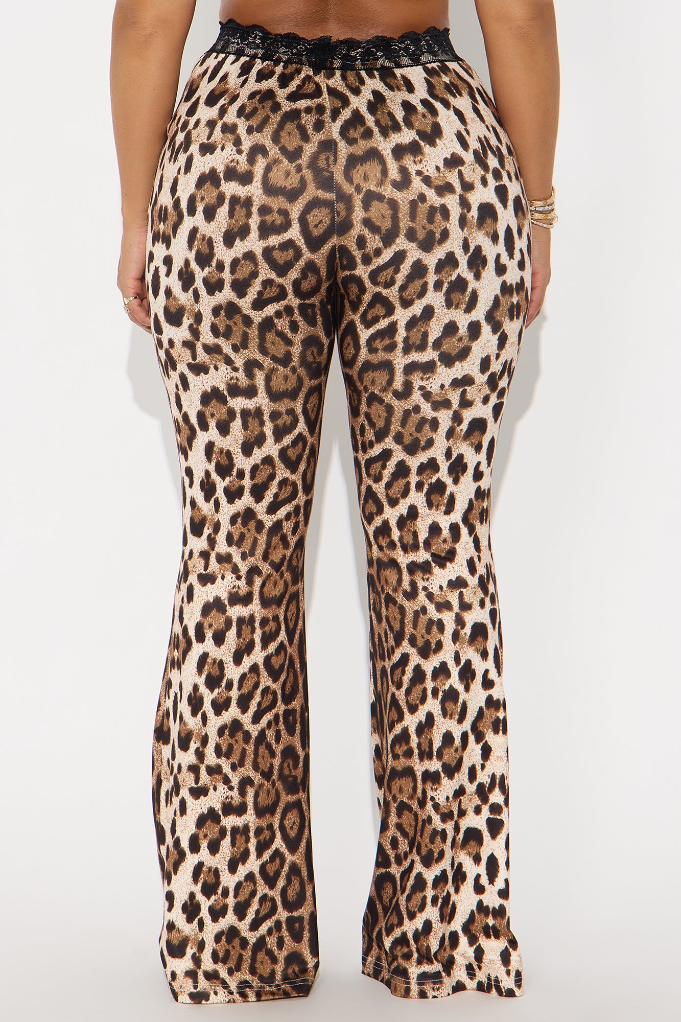 No Permission Leopard Flare Pant 32″ - Leopard