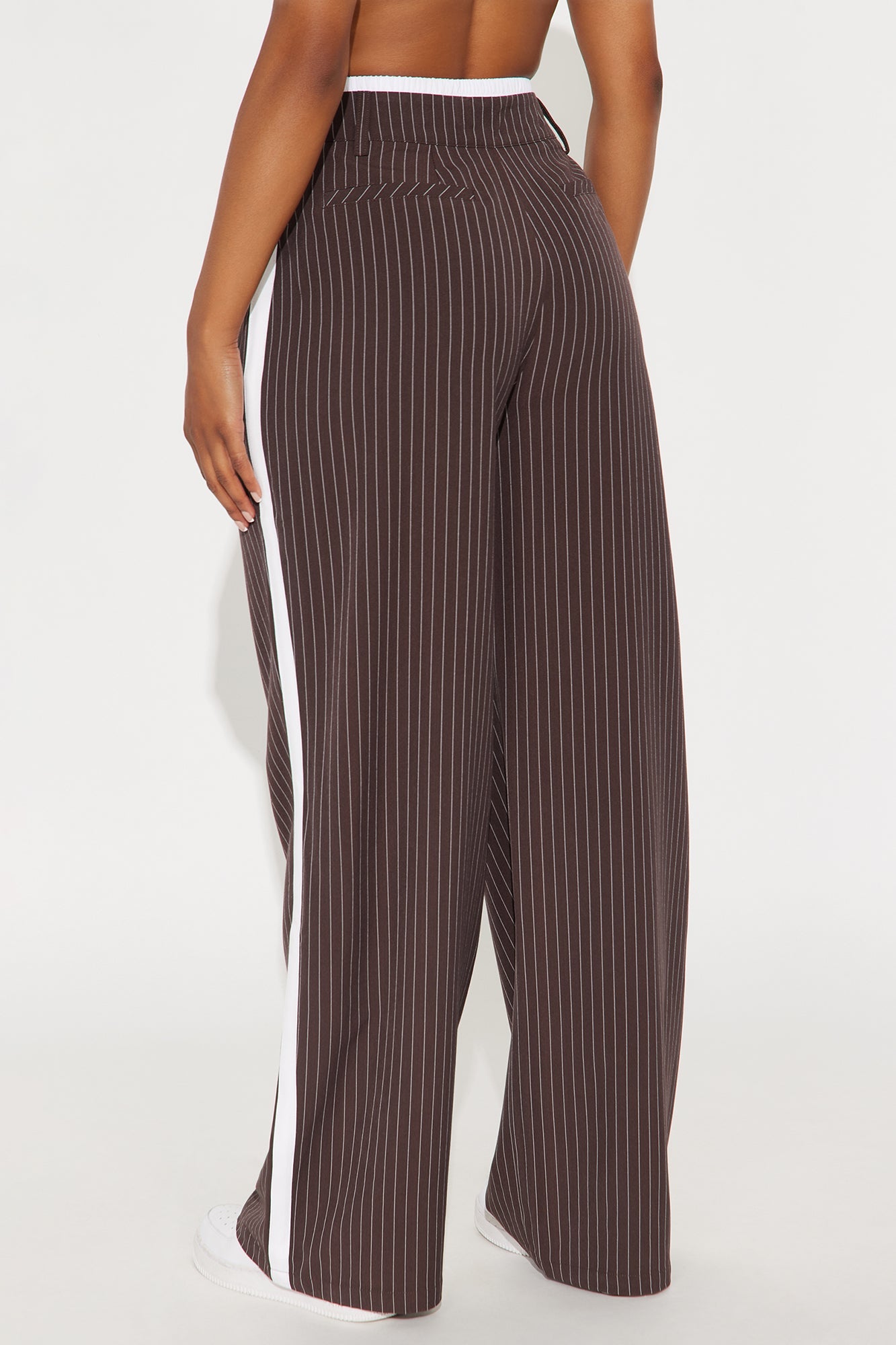 Dedicated To You Double Waistband Trouser - Mocha