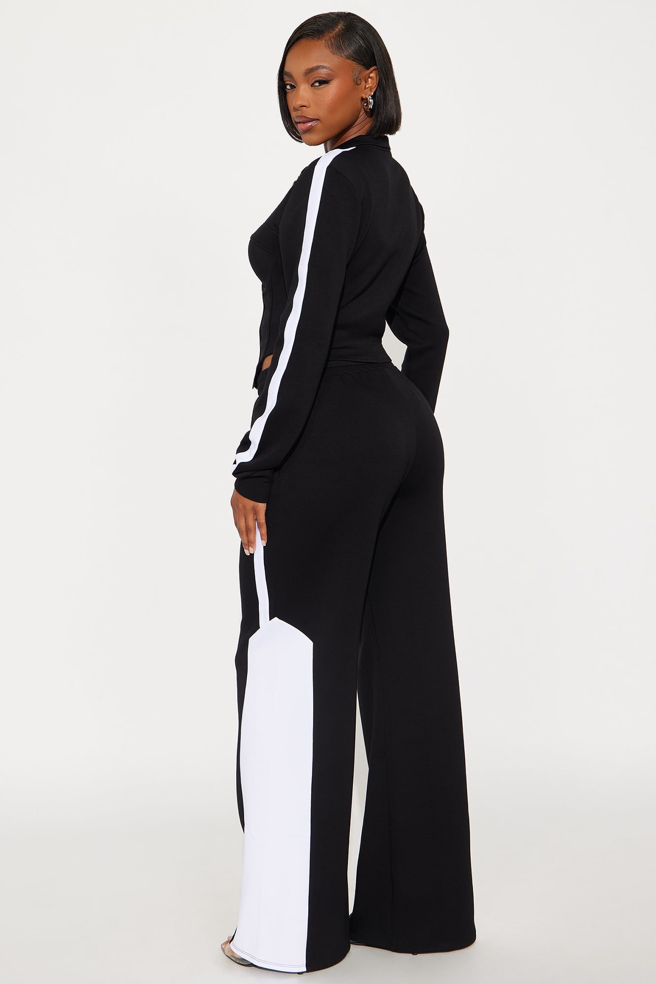 Victory Lap Scuba Pant Set - Black