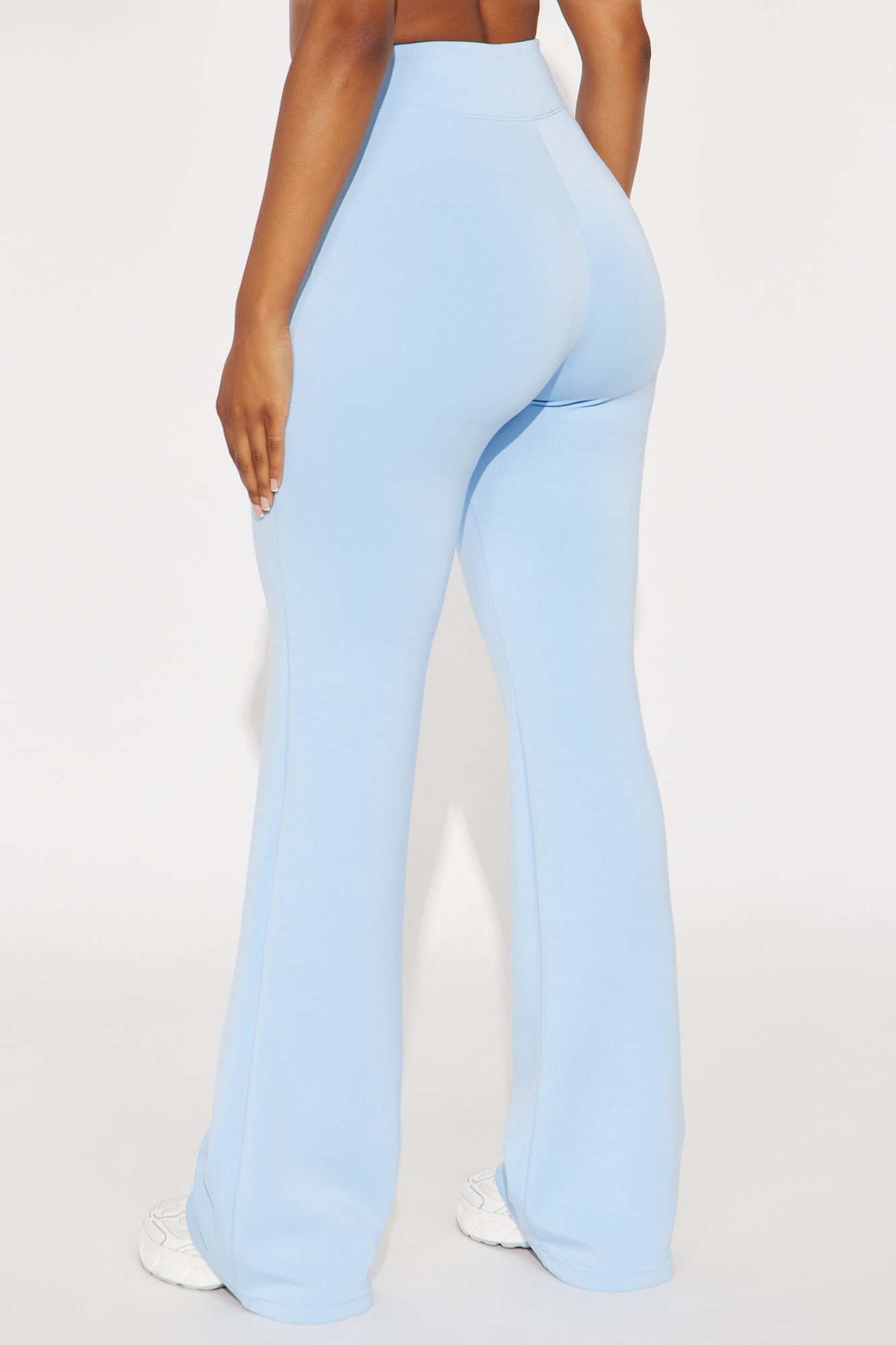 Sarah Ultra Soft Flare Pant - Light Blue