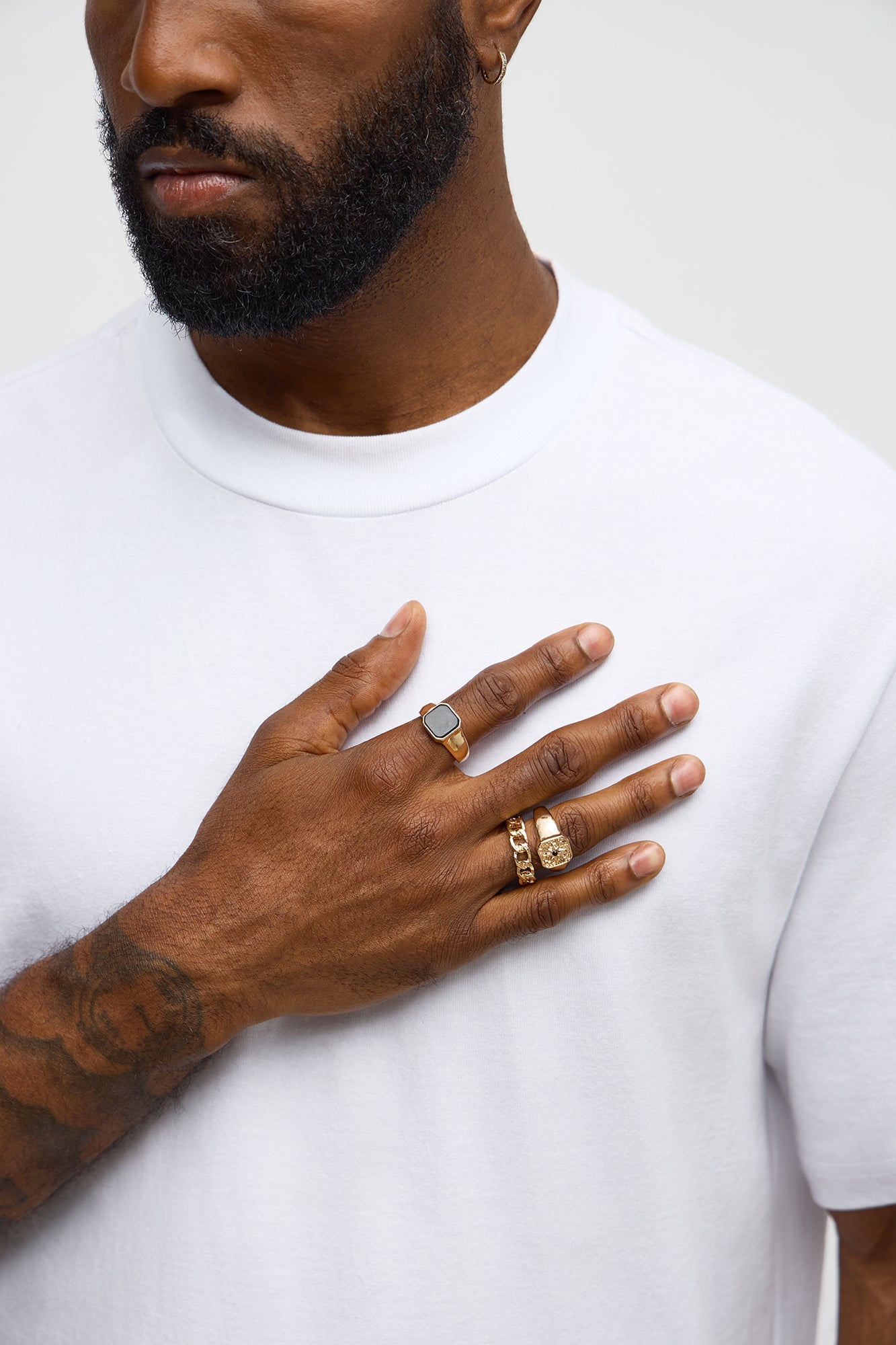 Shining Star Ring Set - Gold/combo