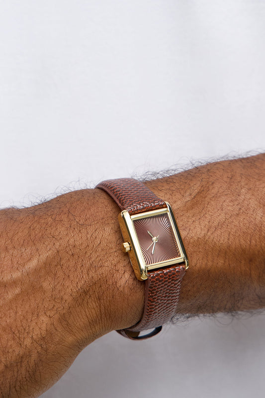 Man Of Class Watch - Brown