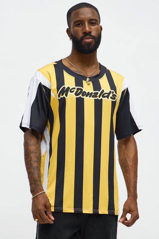 McDonalds Relaxed Burglar Jersey Tee - Black/Gold