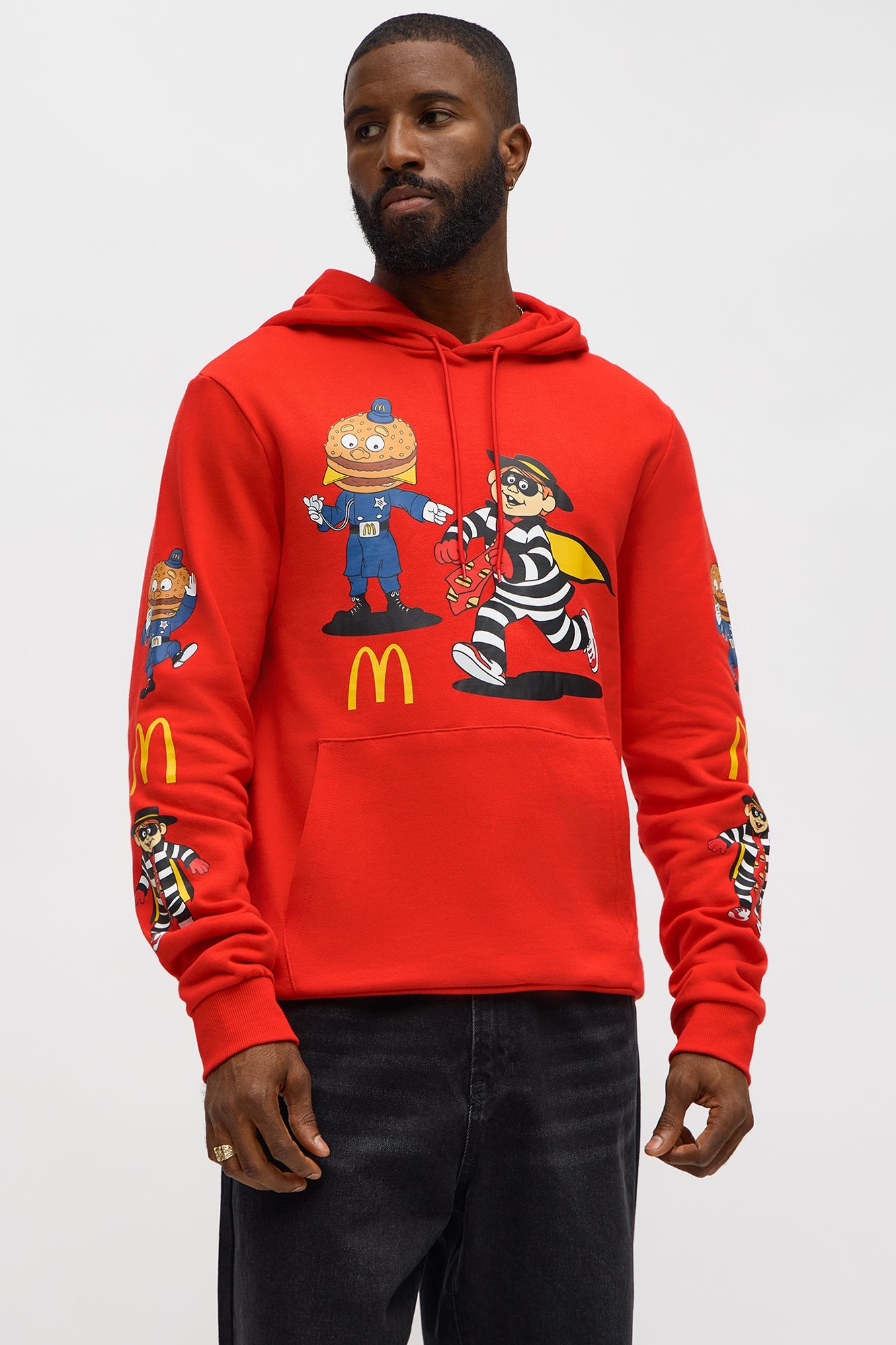 McDonald's Hamburglar On The Run Hoodie - Red