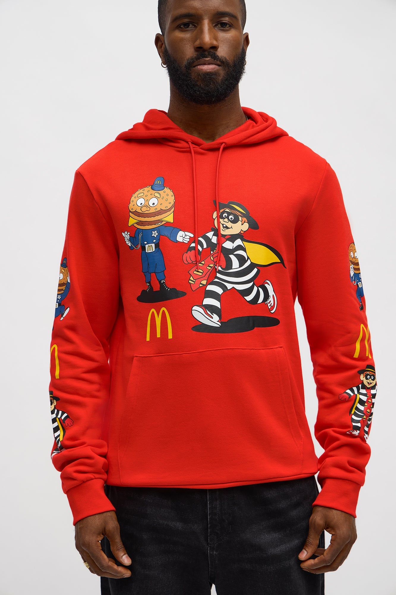 McDonald's Hamburglar On The Run Hoodie - Red