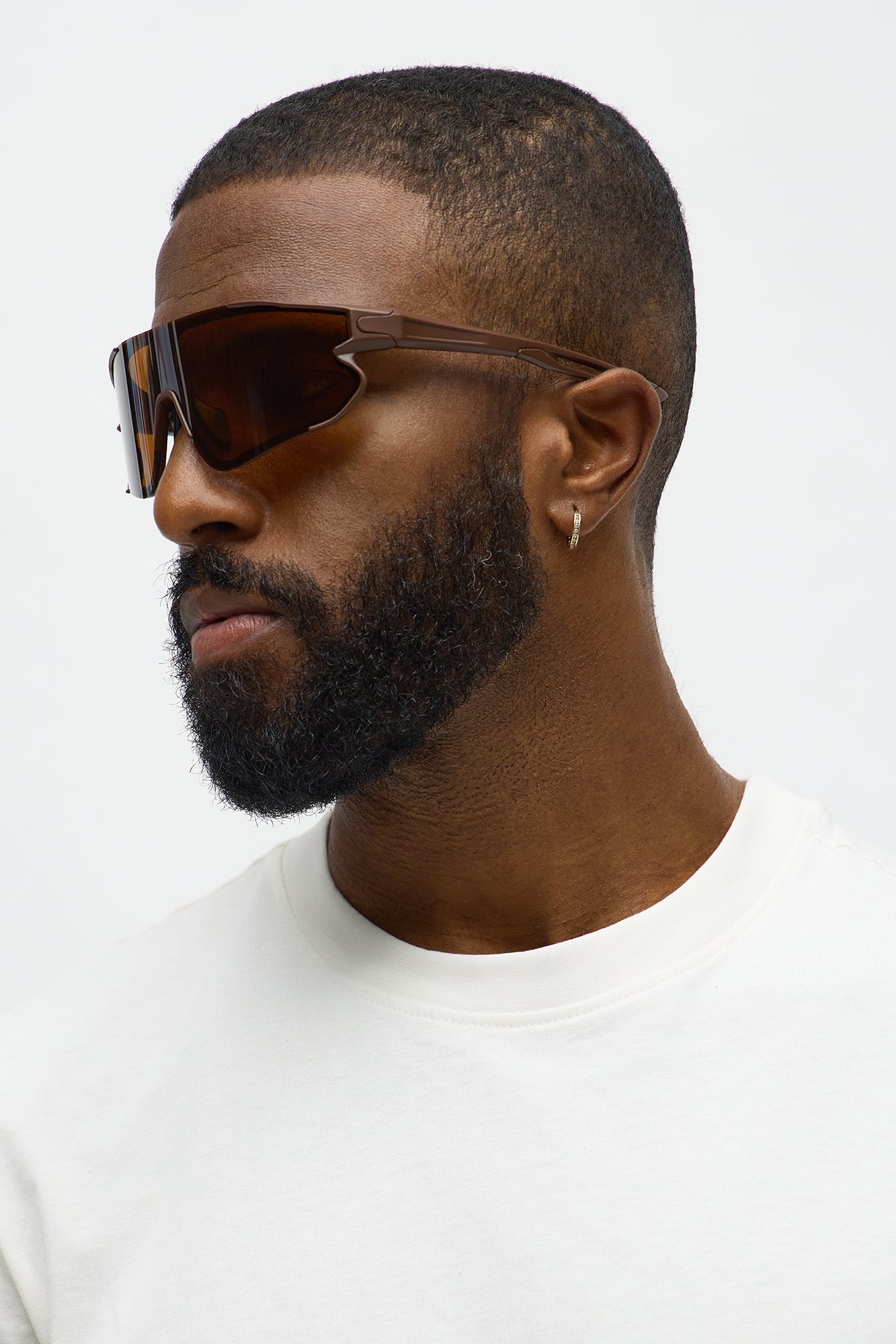 Unfiltered Sport Wrap Sunglasses - Brown