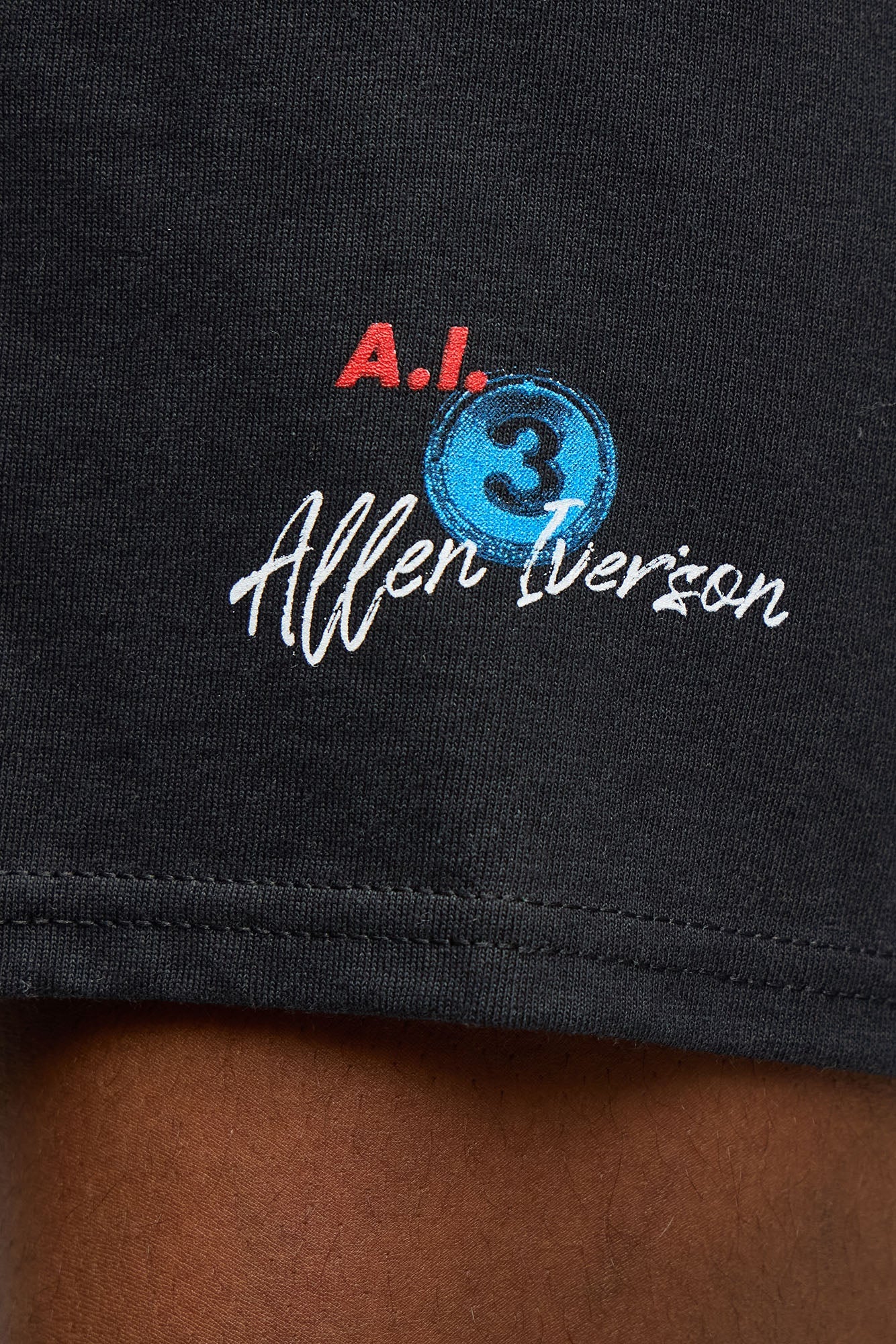 Allen Iverson A.I. Oversized Short Sleeve Tee - Black