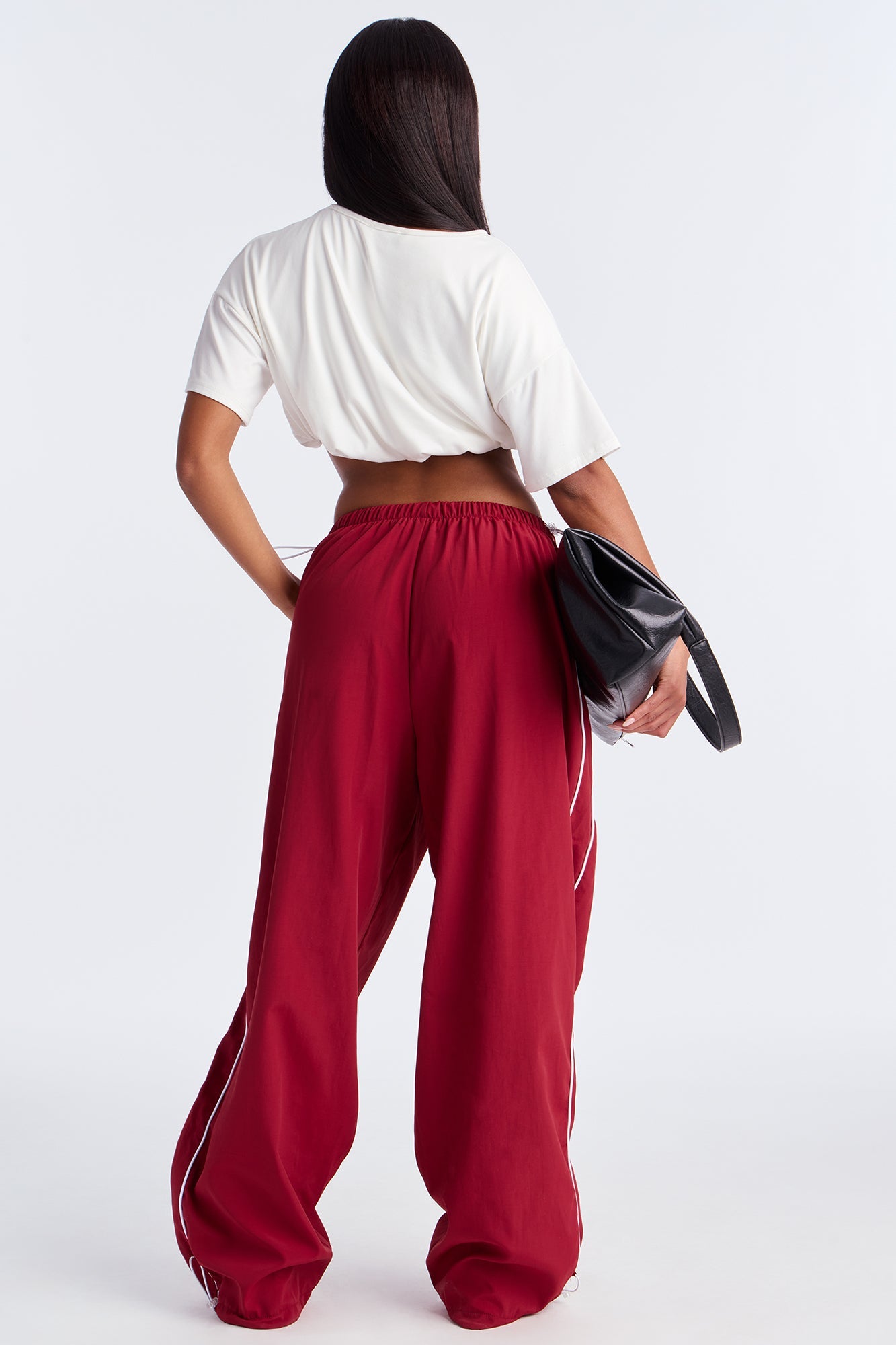 Running The City Jogger Track Pant 32″ - Burgundy/combo