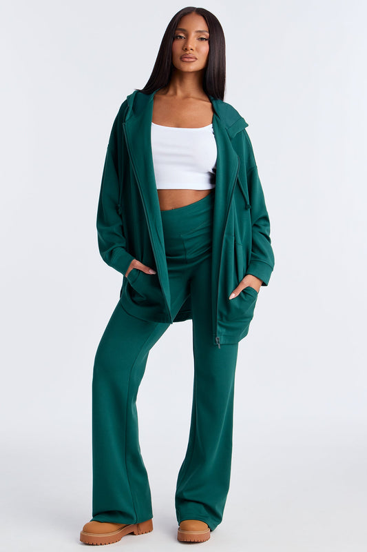 Sarah Ultra Soft Flare Pant - Hunter