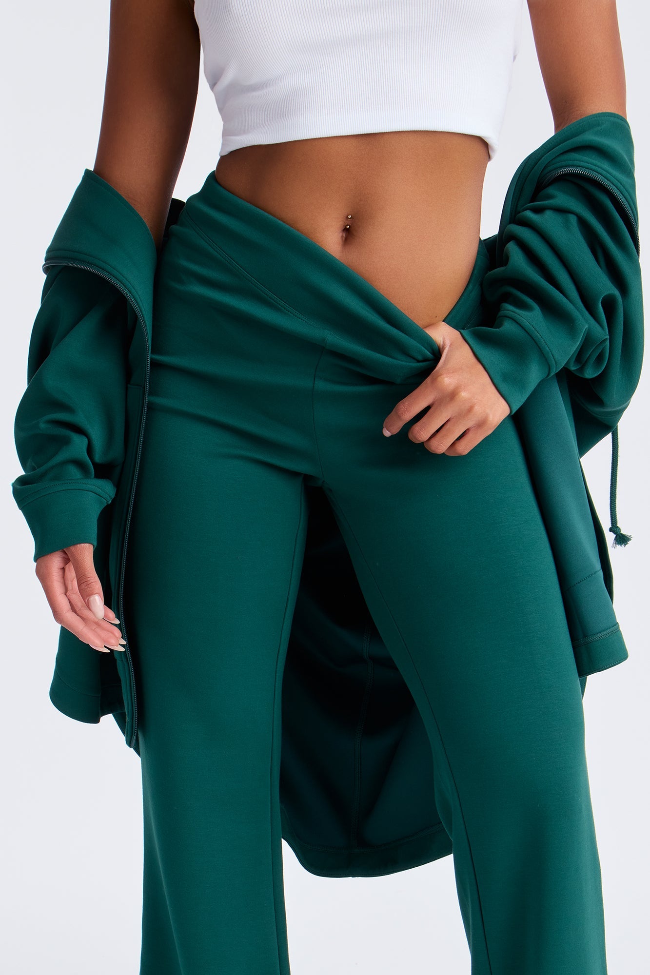 Sarah Ultra Soft Flare Pant - Hunter