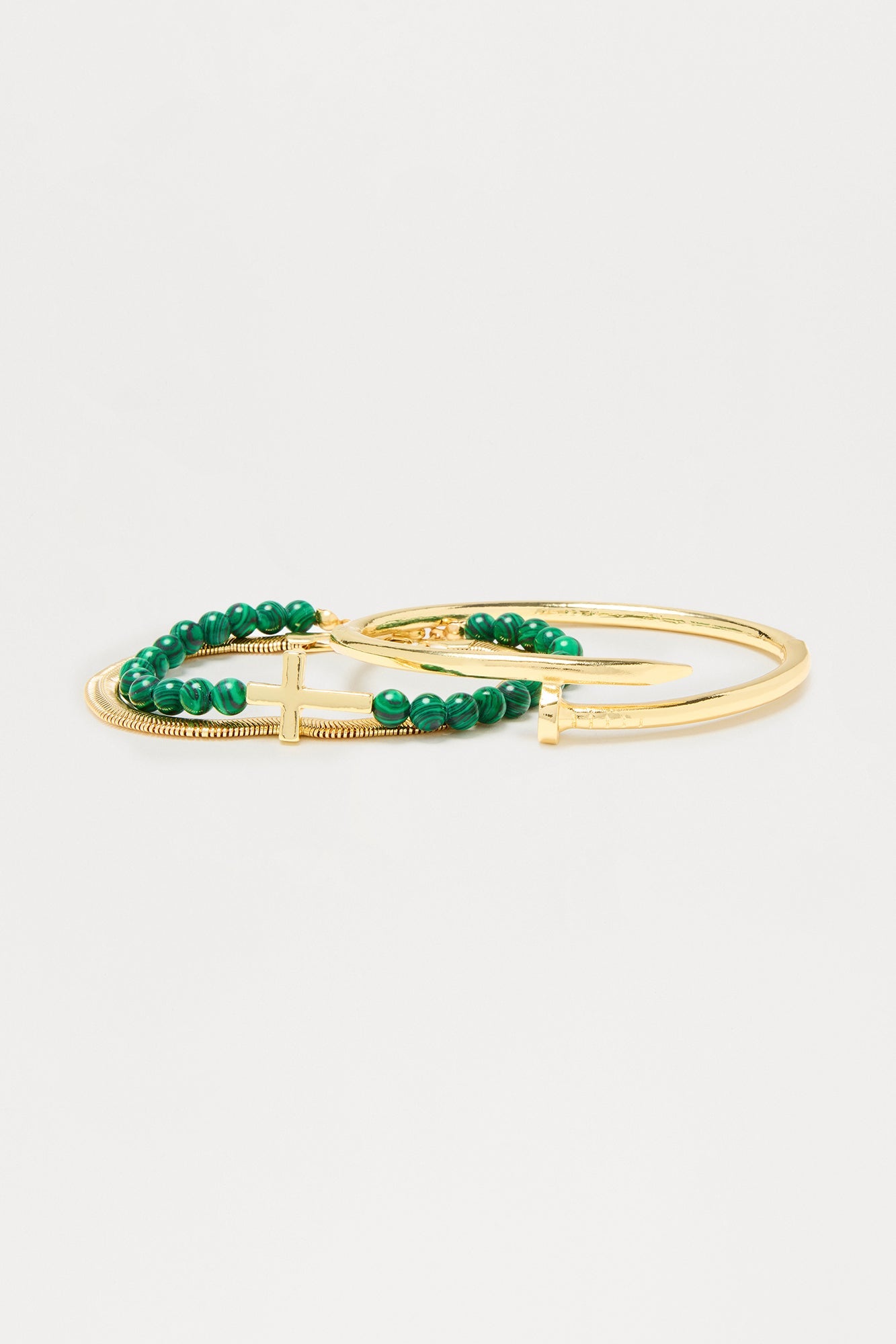 Industry Mixed Bracelet Set - Gold/combo