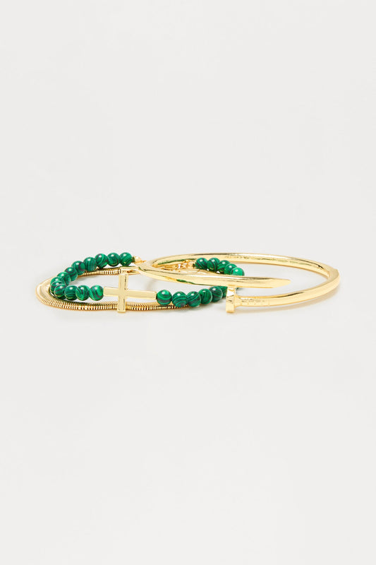 Industry Mixed Bracelet Set - Gold/combo