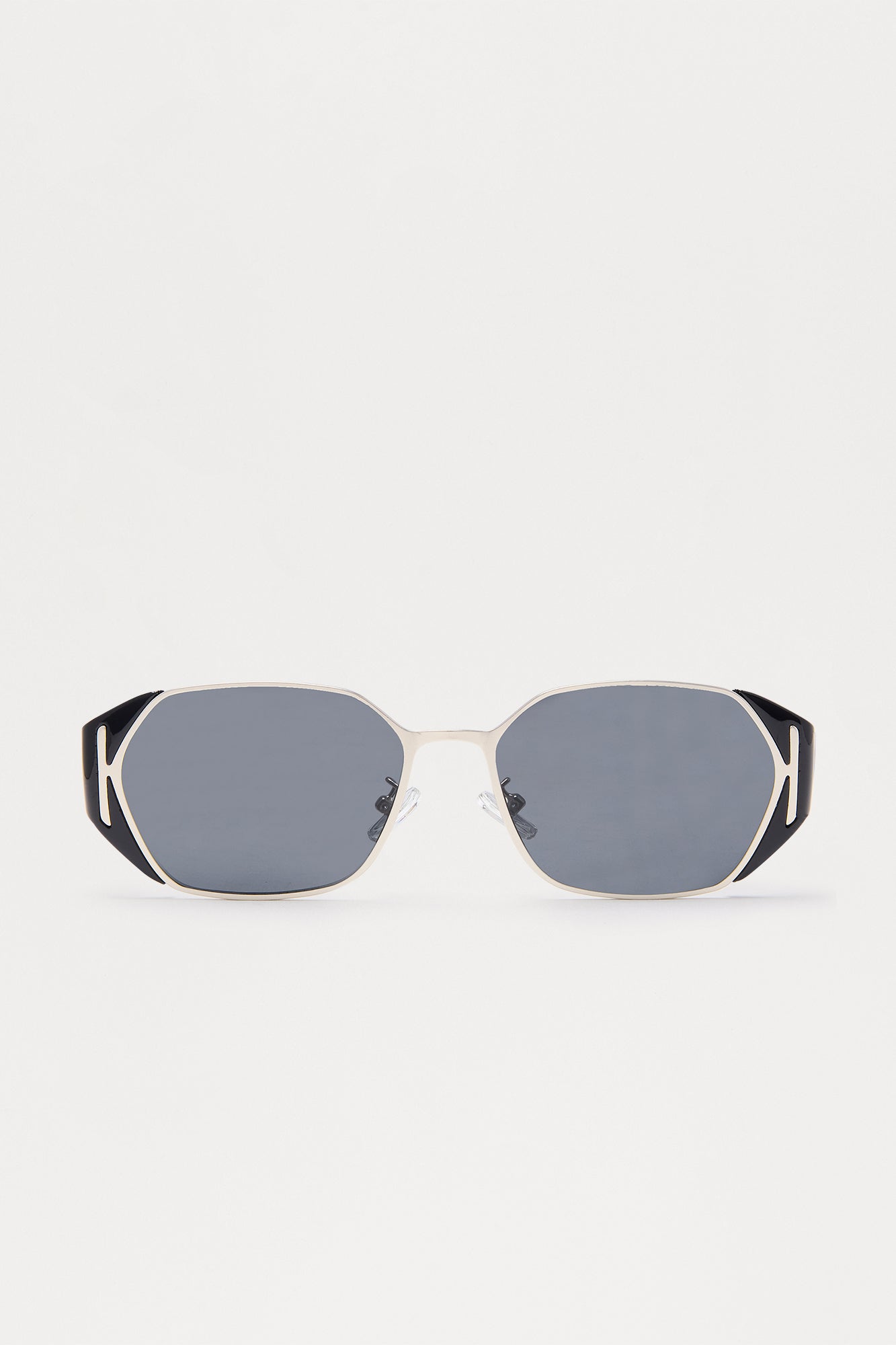 Heat Check Square Frame Sunglasses - Black