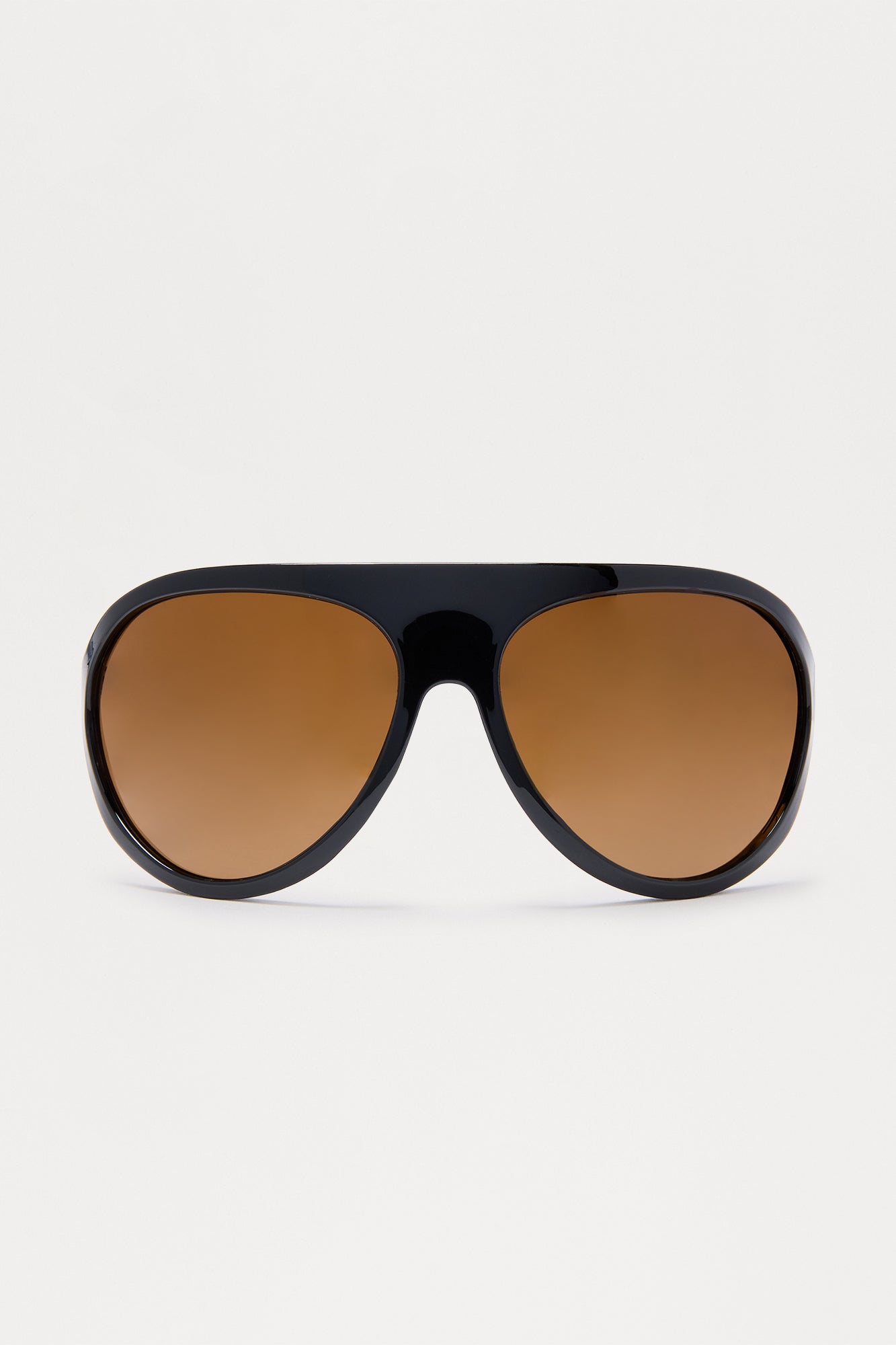 Blazing Round Frame Sunglasses - Black