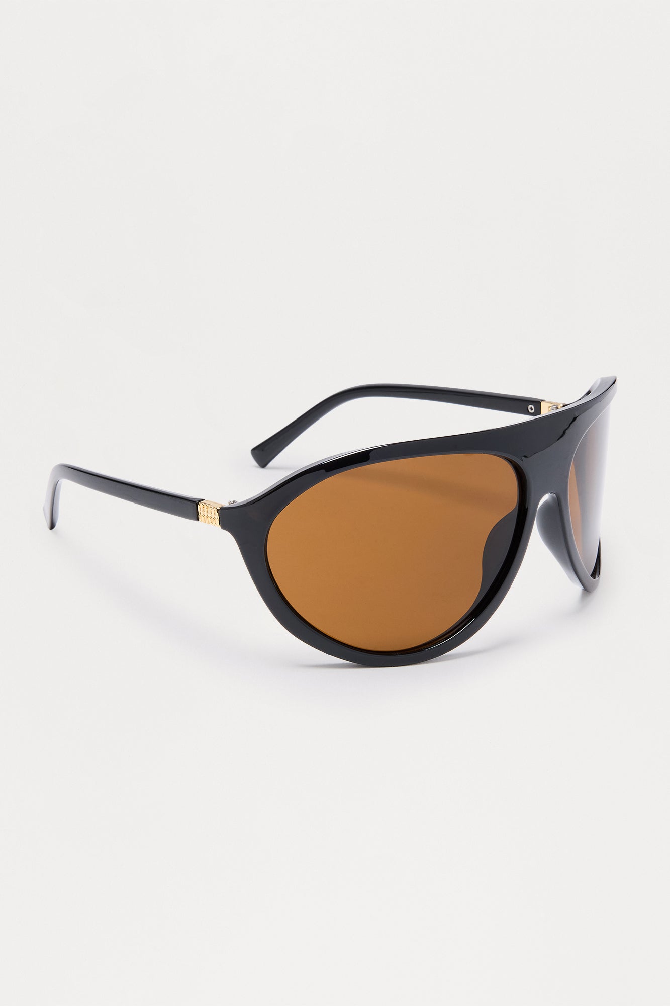 Blazing Round Frame Sunglasses - Black