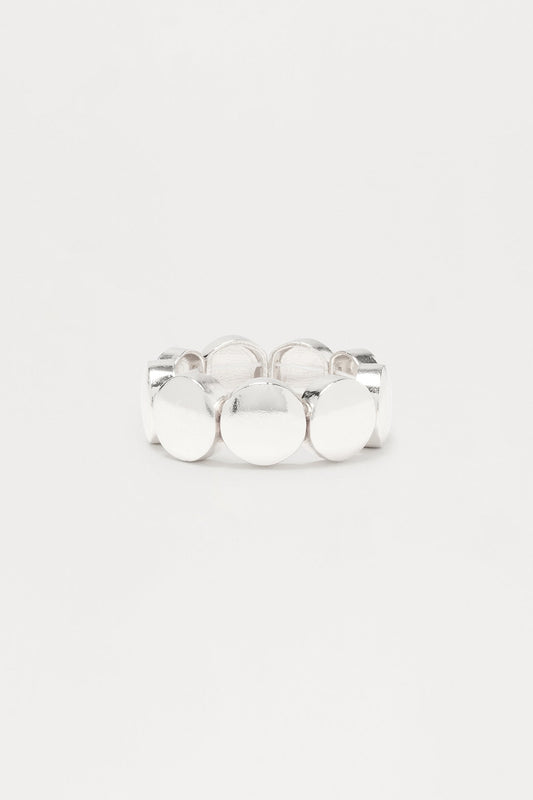 Amaya Hardware Beaded Bracelet - Silver